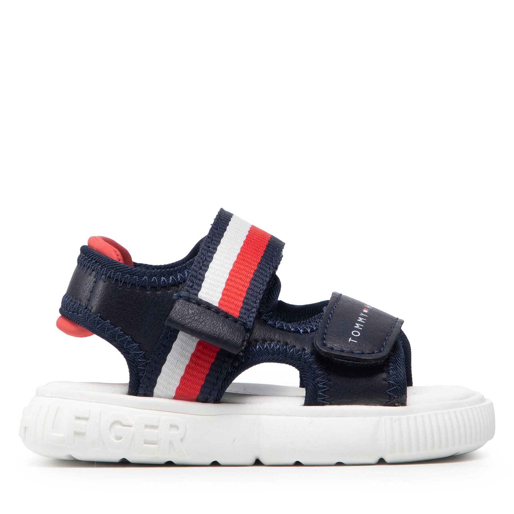 Tommy Hilfiger Sandale Velcro Sandal T1B2-32254-0621 M Bleumarin - Pled.ro