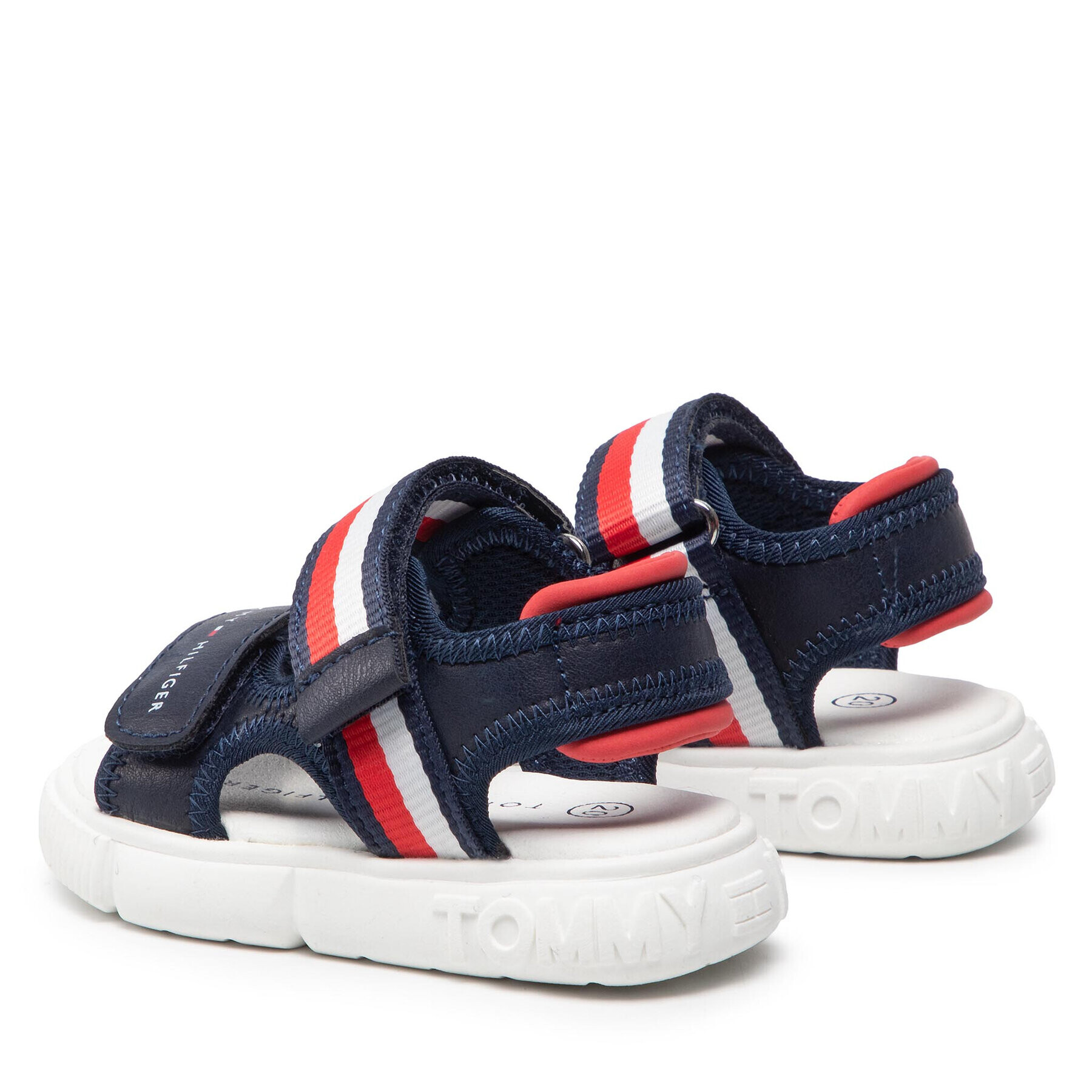 Tommy Hilfiger Sandale Velcro Sandal T1B2-32254-0621 M Bleumarin - Pled.ro