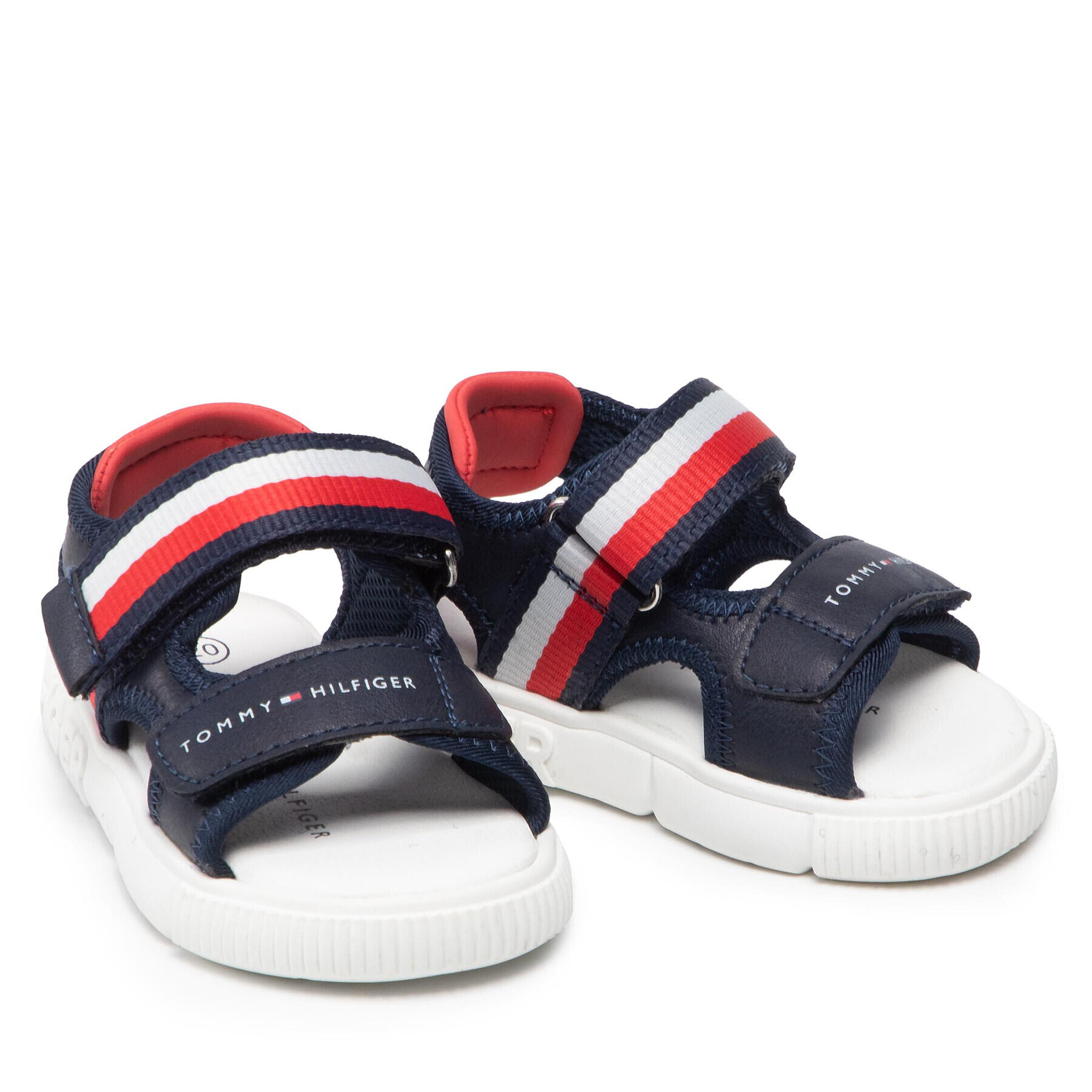 Tommy Hilfiger Sandale Velcro Sandal T1B2-32254-0621 M Bleumarin - Pled.ro