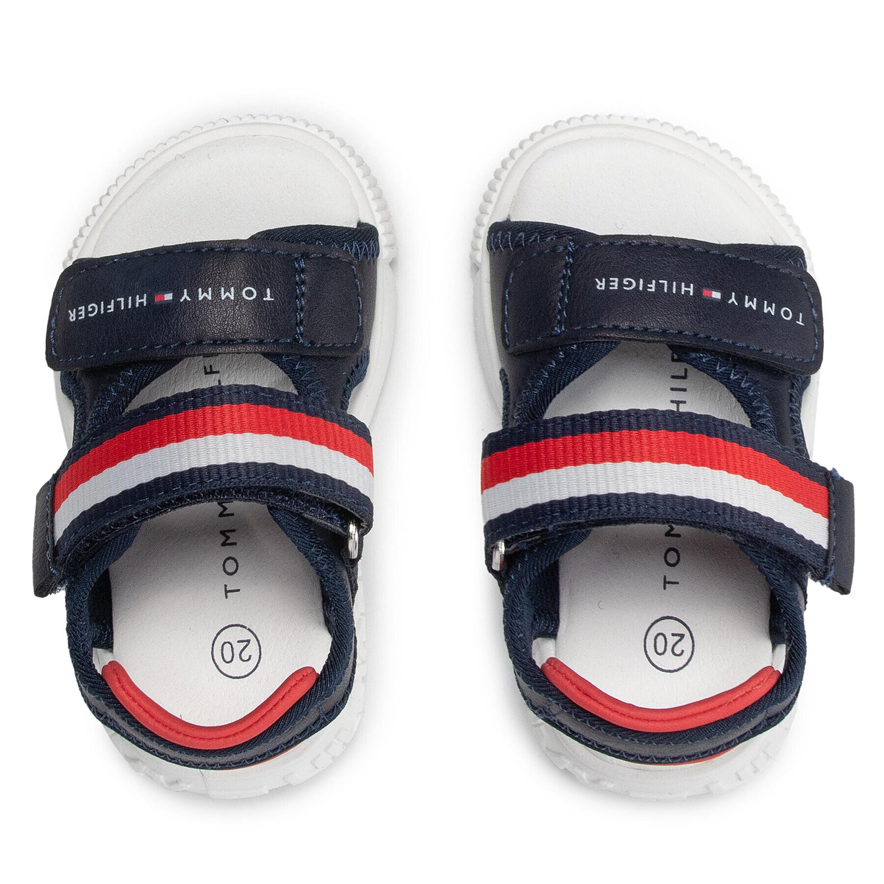 Tommy Hilfiger Sandale Velcro Sandal T1B2-32254-0621 M Bleumarin - Pled.ro