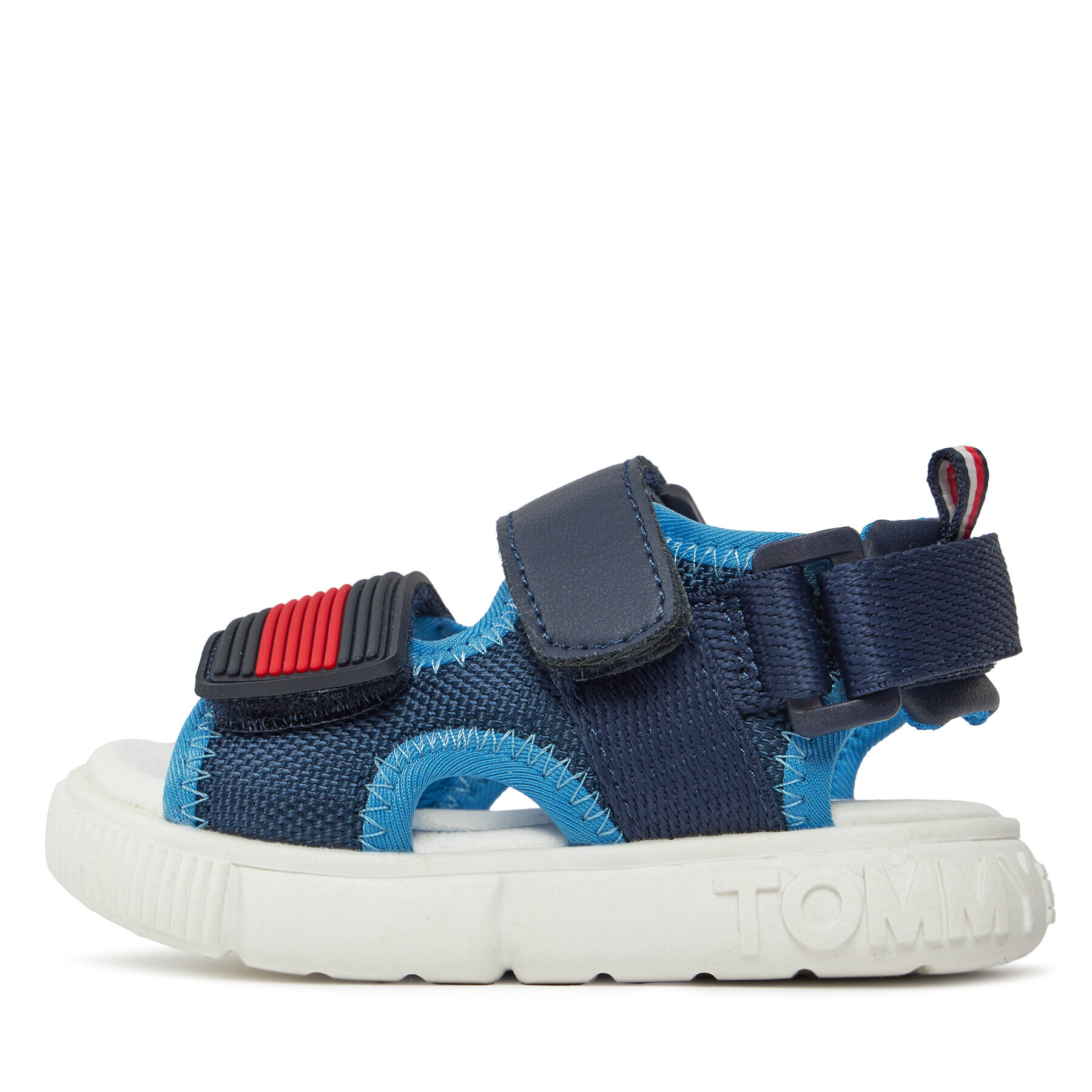 Tommy Hilfiger Sandale Velcro Sandal T1B2-33420-1591 M Bleumarin - Pled.ro