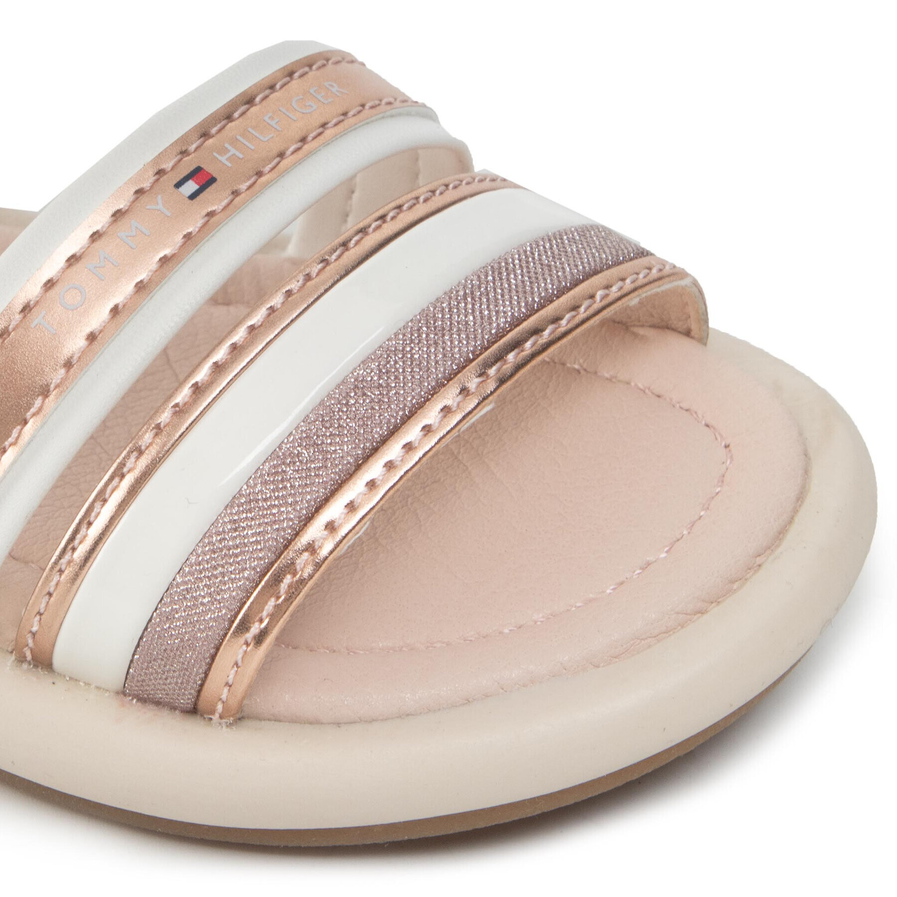 Tommy Hilfiger Sandale Velcro Sandal T3A2-32175-0572 M Roz - Pled.ro