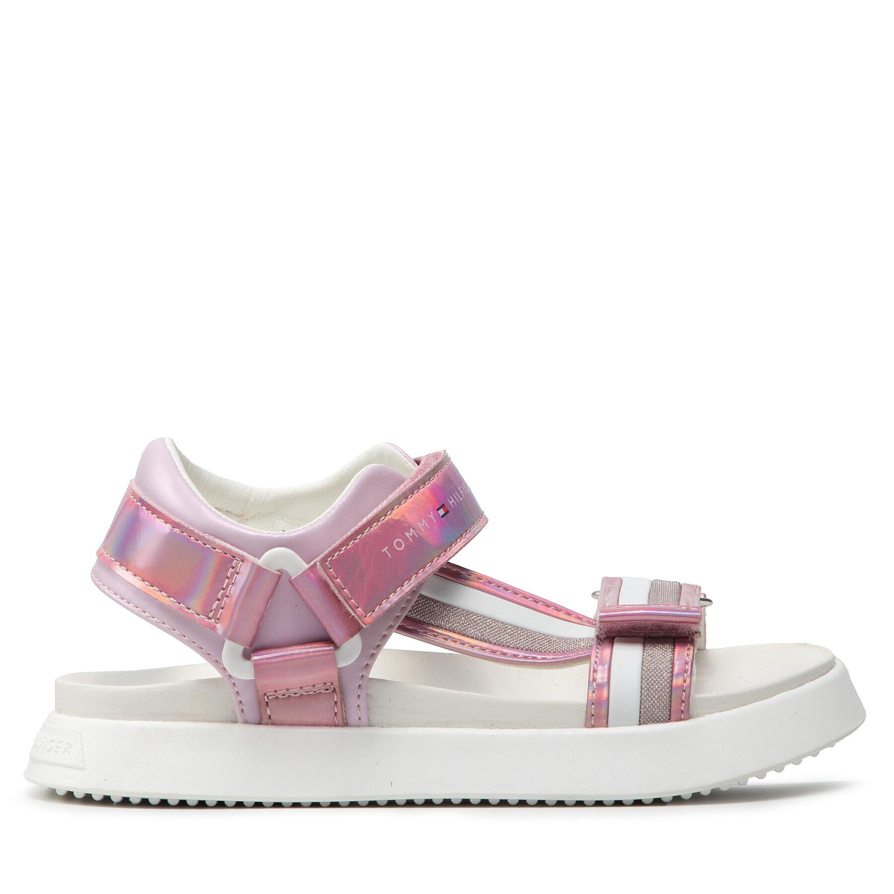 Tommy Hilfiger Sandale Velcro Sandal T3A2-32180-1382 M Roz - Pled.ro