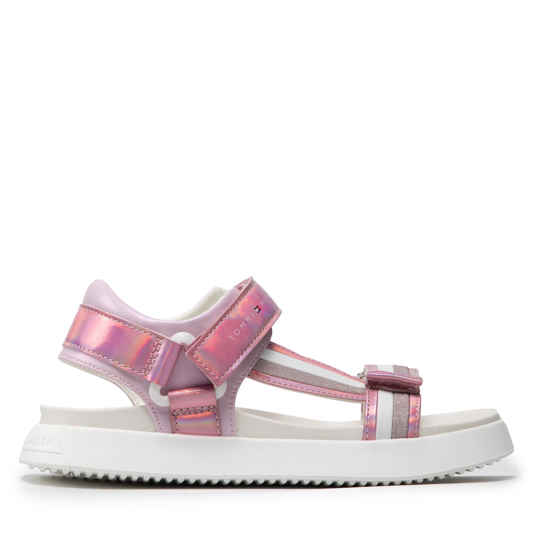 Tommy Hilfiger Sandale Velcro Sandal T3A2-32180-1382 S Roz - Pled.ro