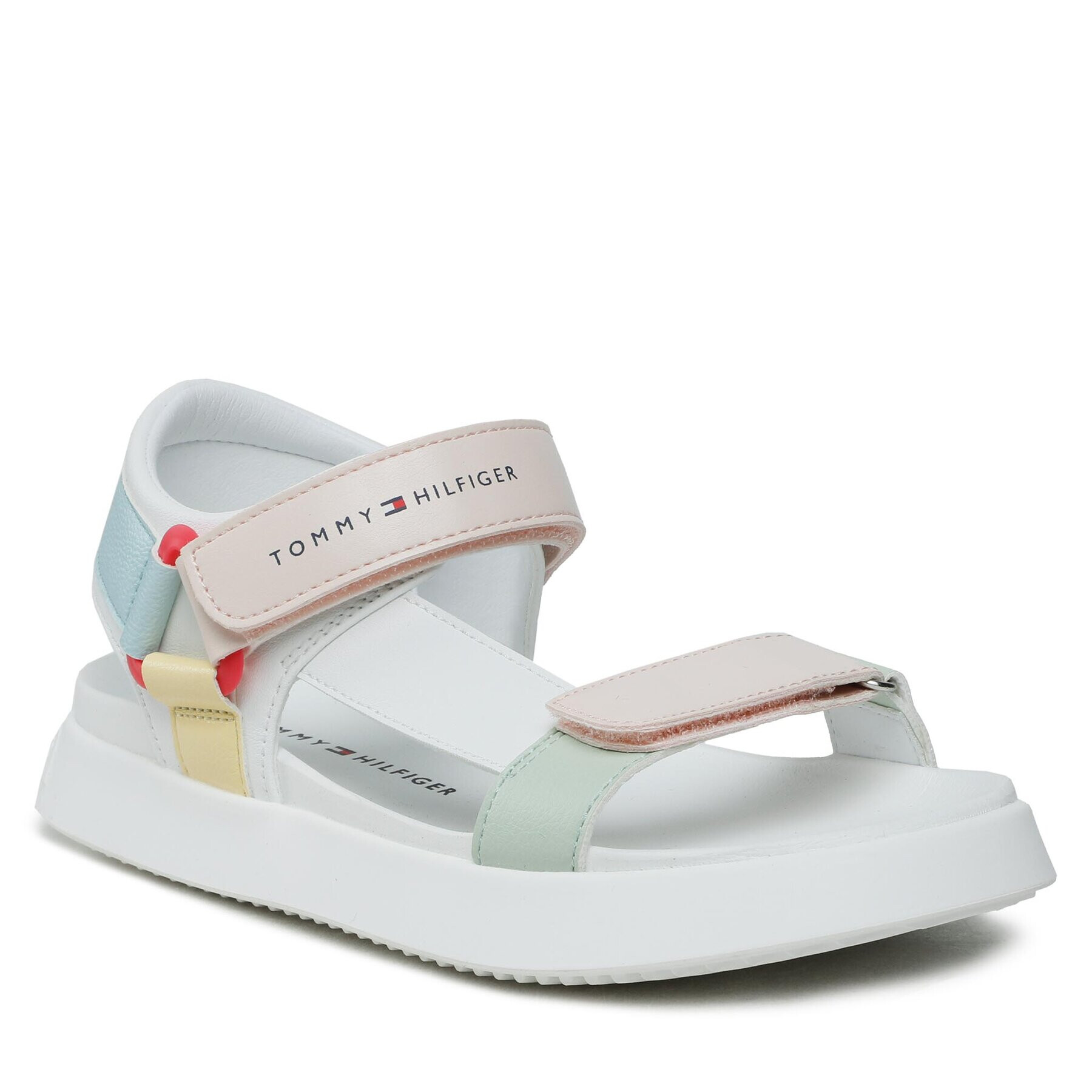 Tommy Hilfiger Sandale Velcro Sandal T3A2-32768-0371 S Colorat - Pled.ro