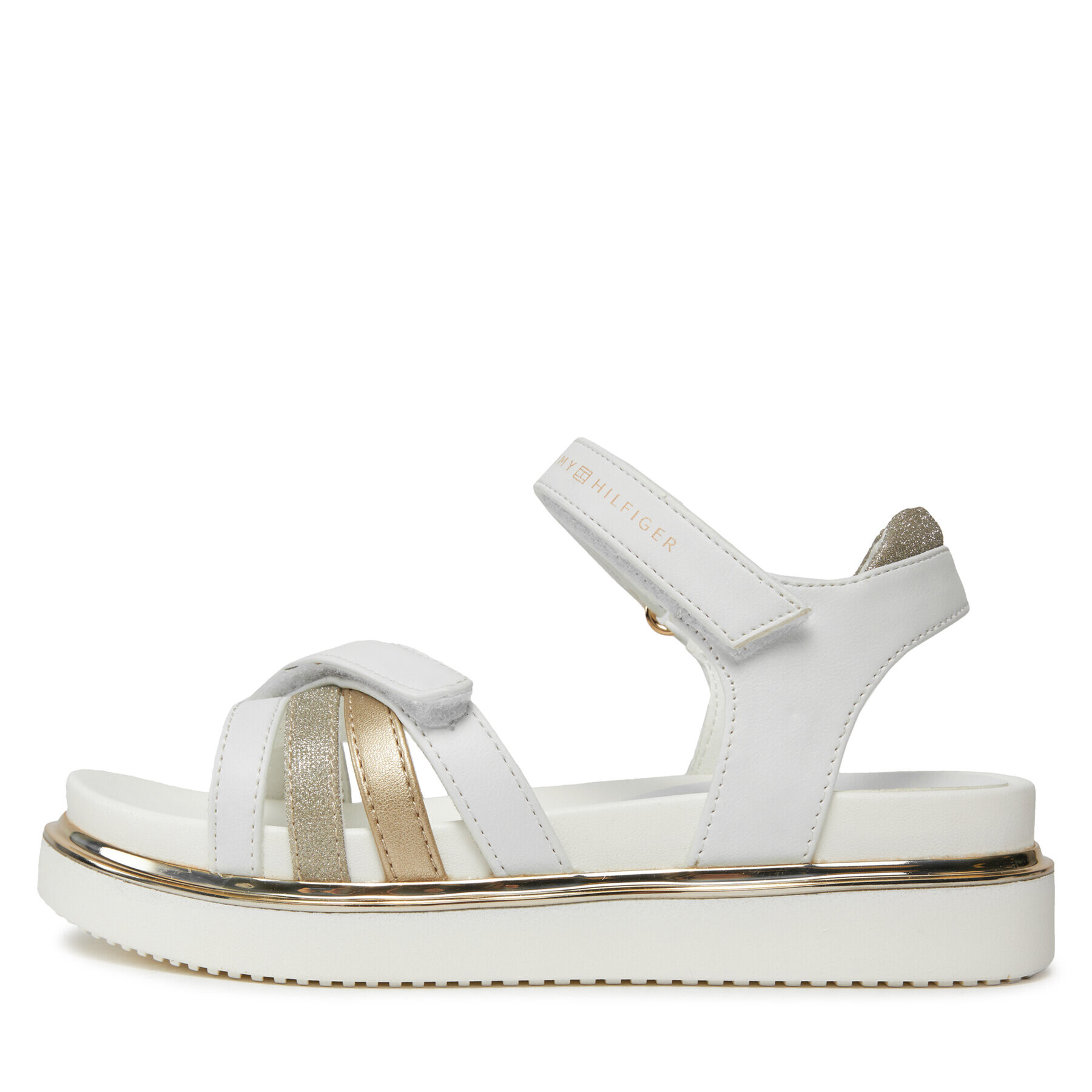 Tommy Hilfiger Sandale Velcro Sandal T3A2-33238-0273 Alb - Pled.ro