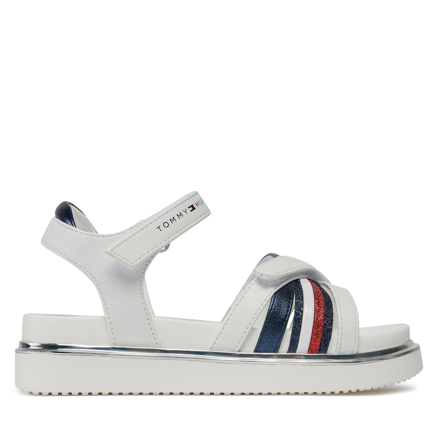 Tommy Hilfiger Sandale Velcro Sandal T3A2-33240-0273 M Alb - Pled.ro