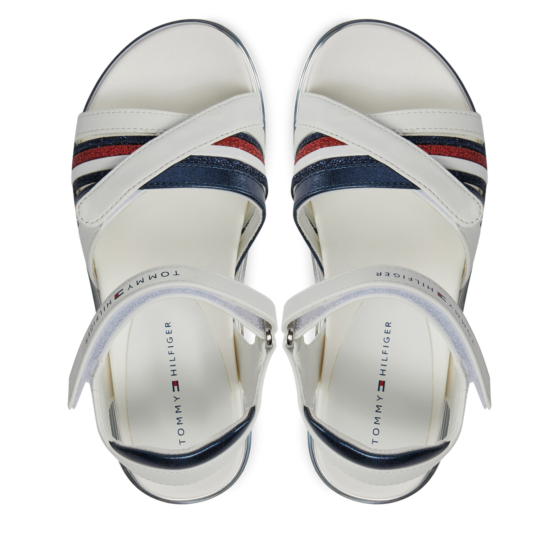 Tommy Hilfiger Sandale Velcro Sandal T3A2-33240-0273 M Alb - Pled.ro