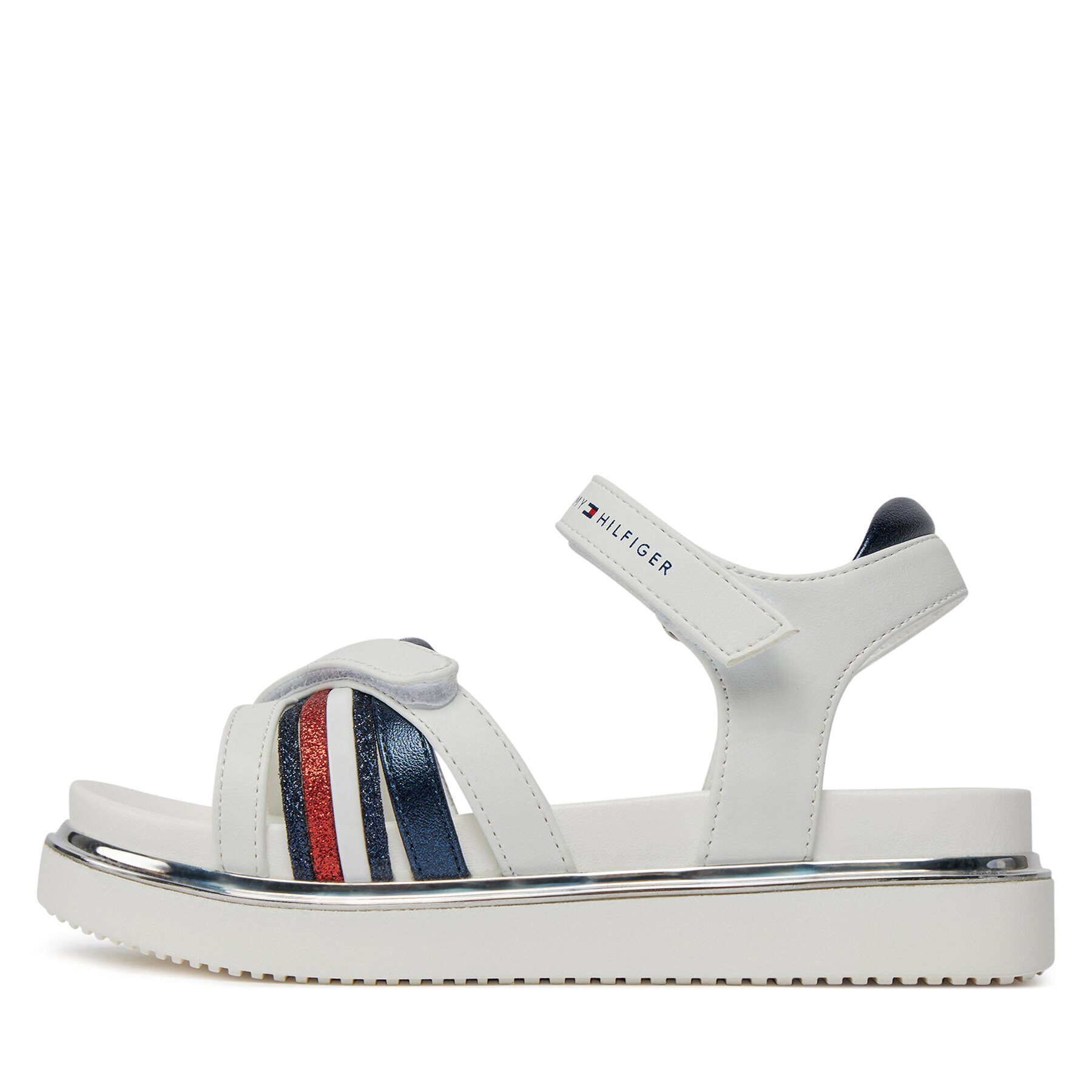 Tommy Hilfiger Sandale Velcro Sandal T3A2-33240-0273 M Alb - Pled.ro