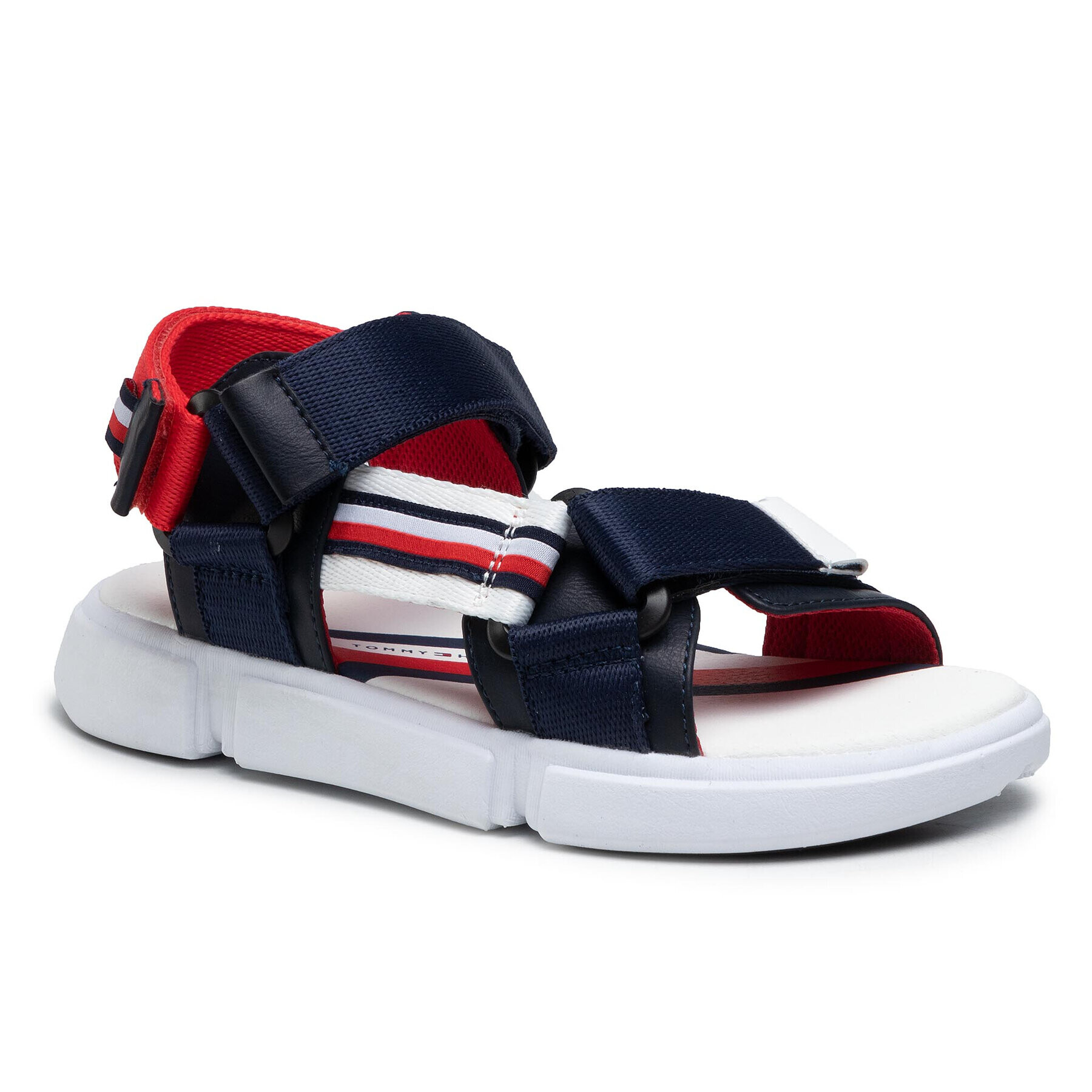 Tommy Hilfiger Sandale Velcro Sandal T3B2-31111-1176 S Bleumarin - Pled.ro