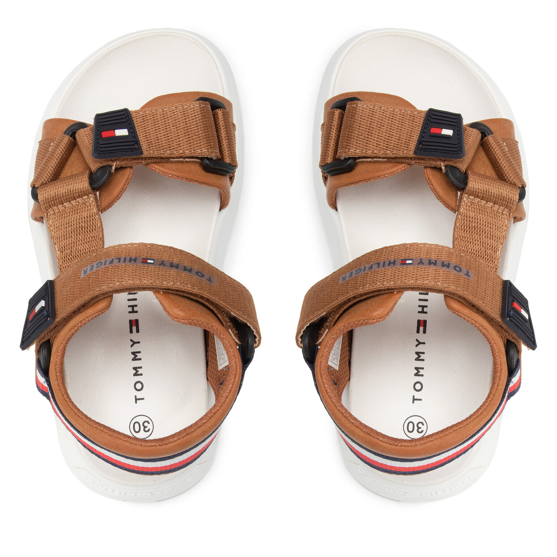 Tommy Hilfiger Sandale Velcro Sandal T3B2-32256-0208 M Maro - Pled.ro