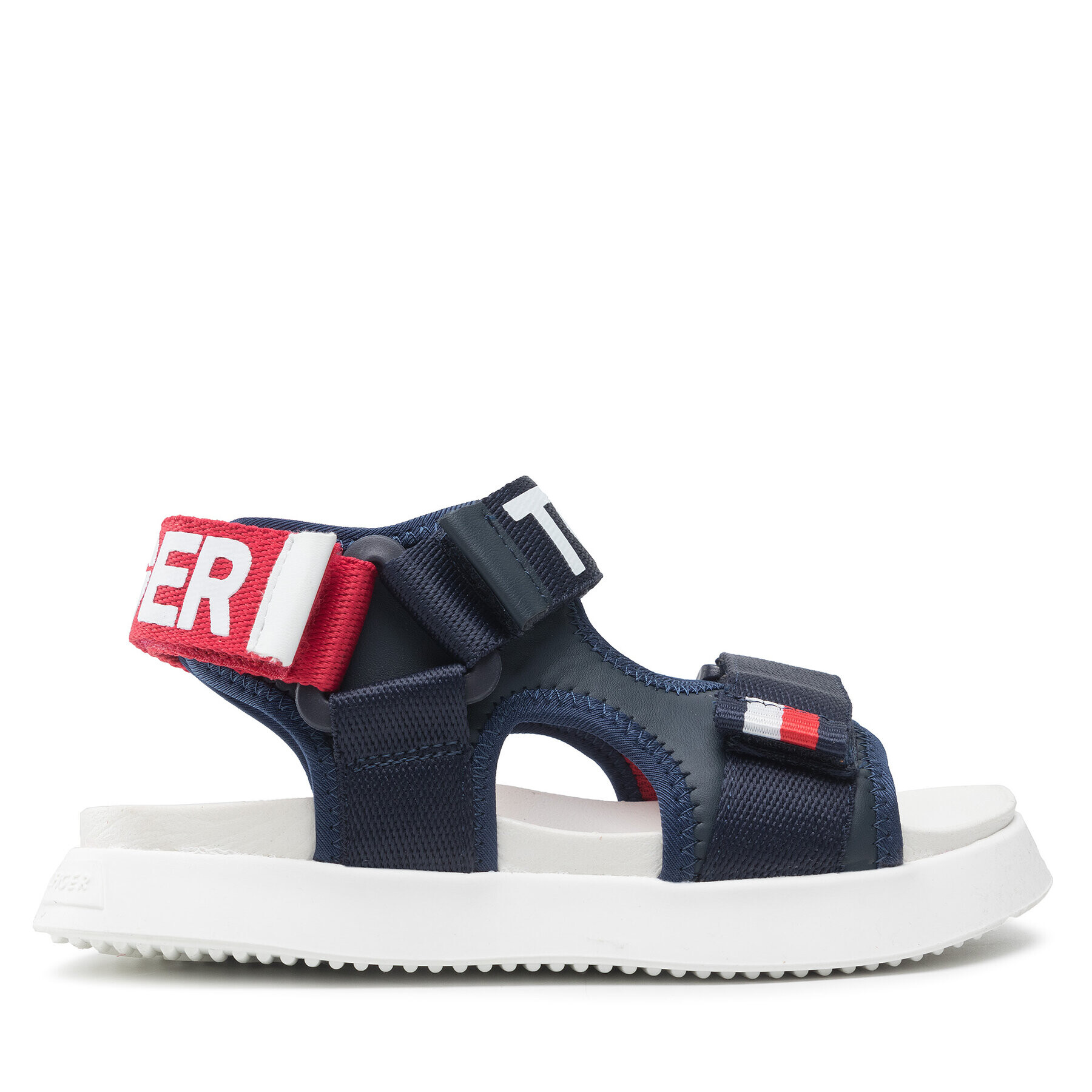 Tommy Hilfiger Sandale Velcro Sandal T3B2-32257-0208 M Bleumarin - Pled.ro