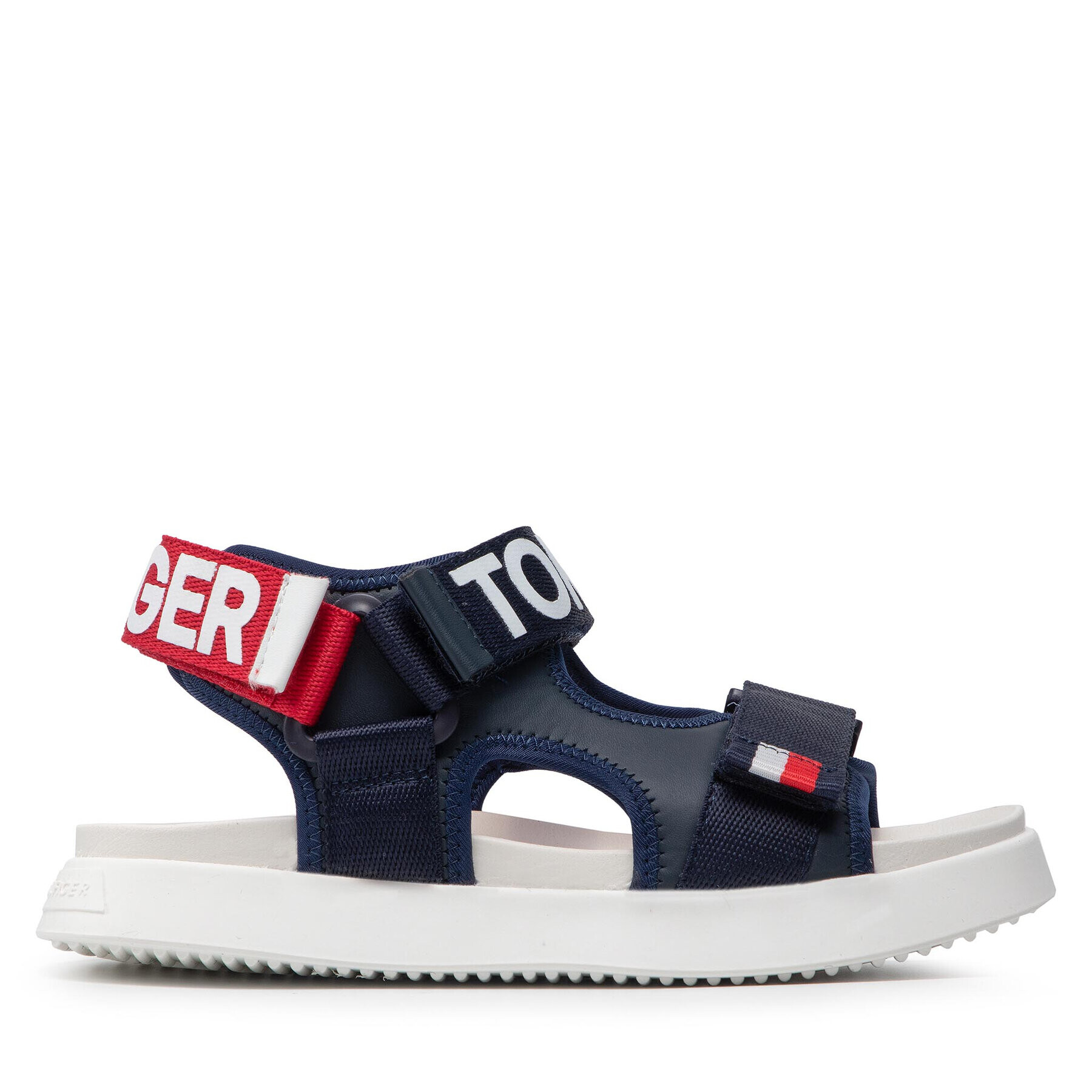 Tommy Hilfiger Sandale Velcro Sandal T3B2-32257-0208 S Bleumarin - Pled.ro