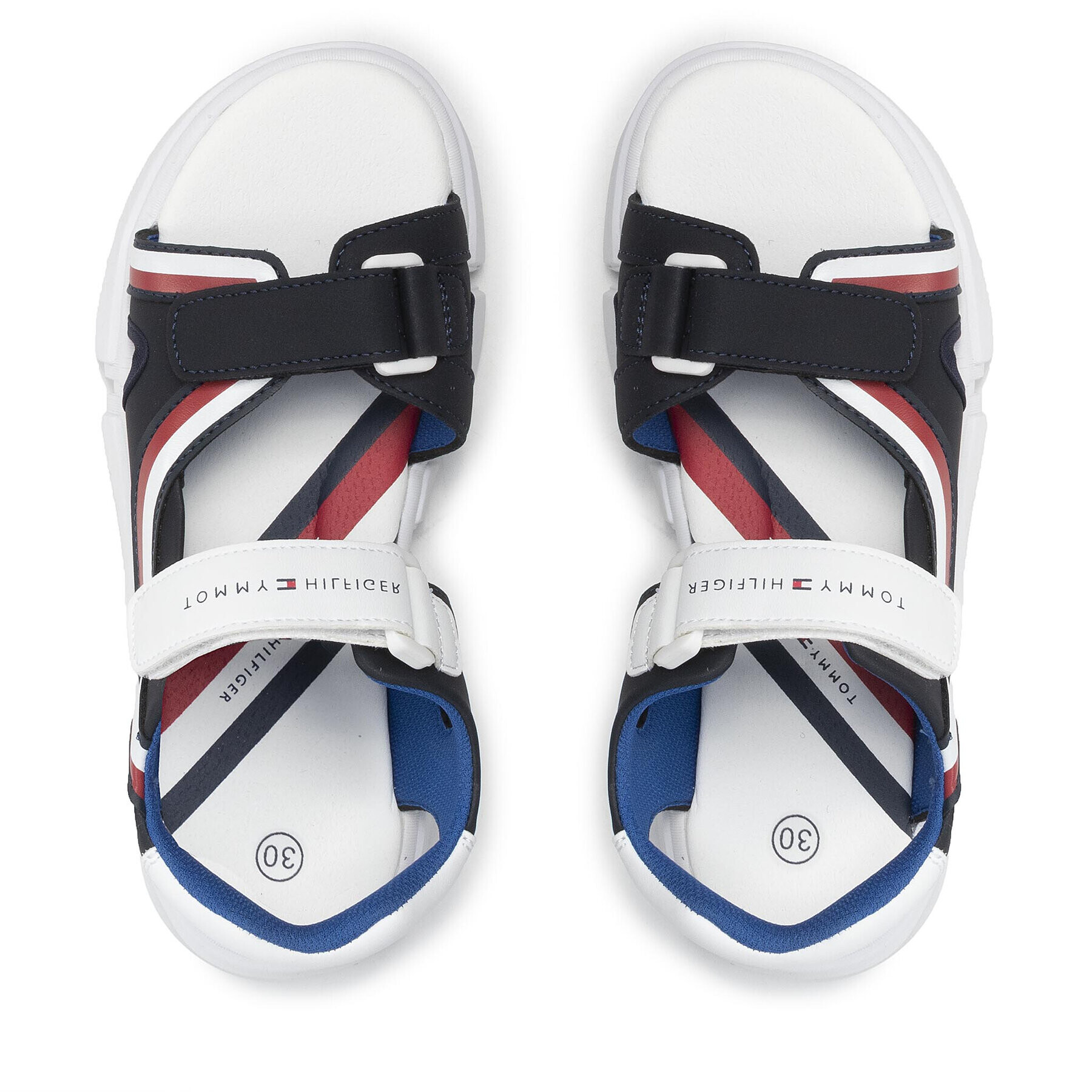 Tommy Hilfiger Sandale Velcro Sandal T3B2-32260-1269 M Bleumarin - Pled.ro