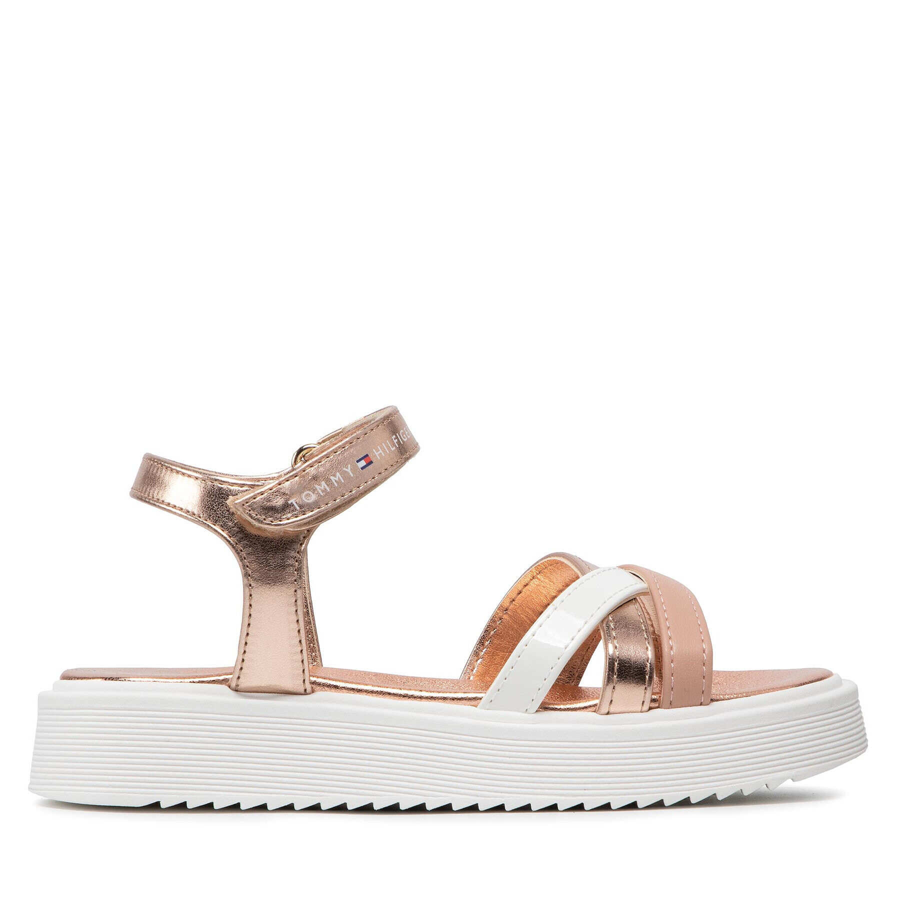 Tommy Hilfiger Sandale Velcro Sandal T4A2-32183-1195 M Roz - Pled.ro