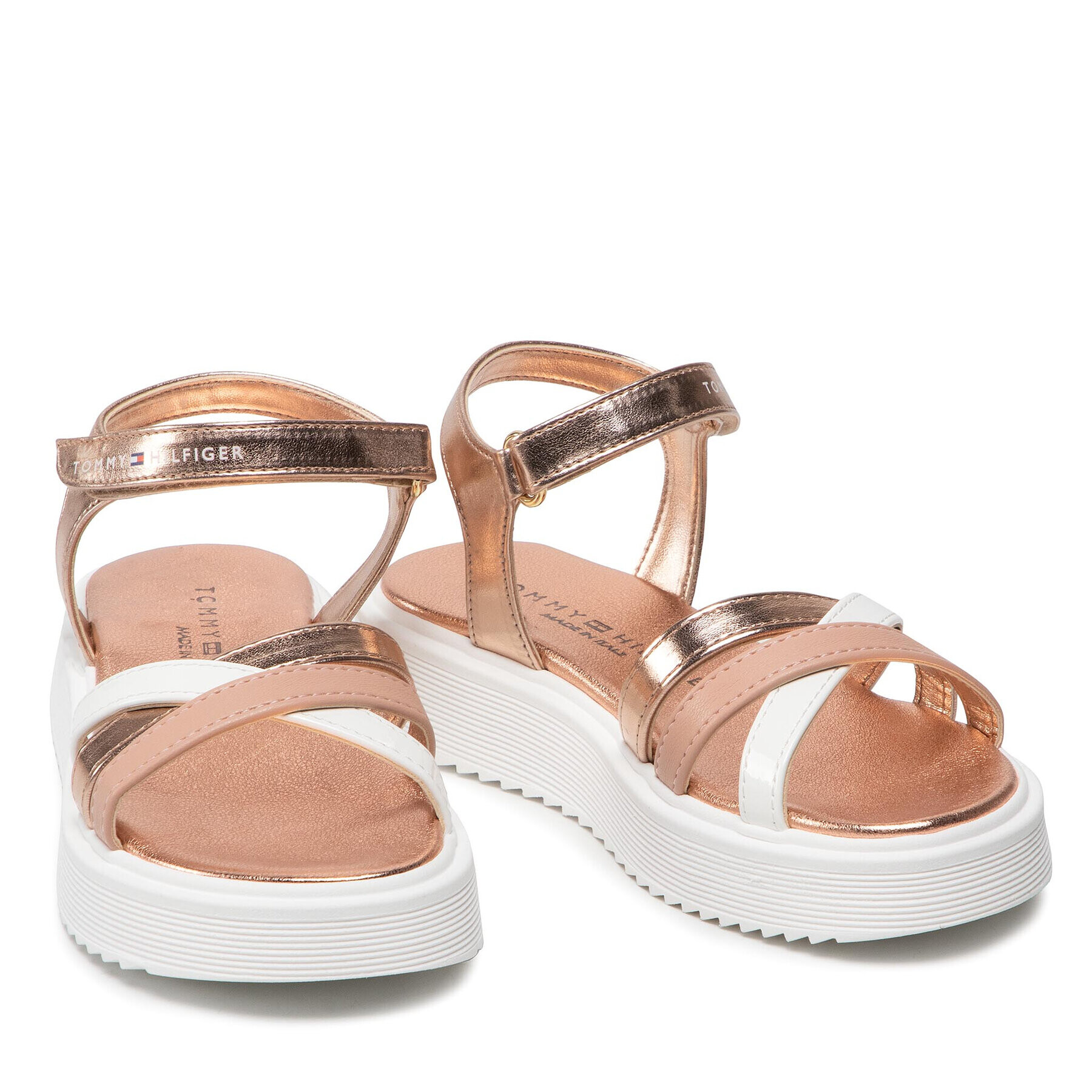 Tommy Hilfiger Sandale Velcro Sandal T4A2-32183-1195 M Roz - Pled.ro