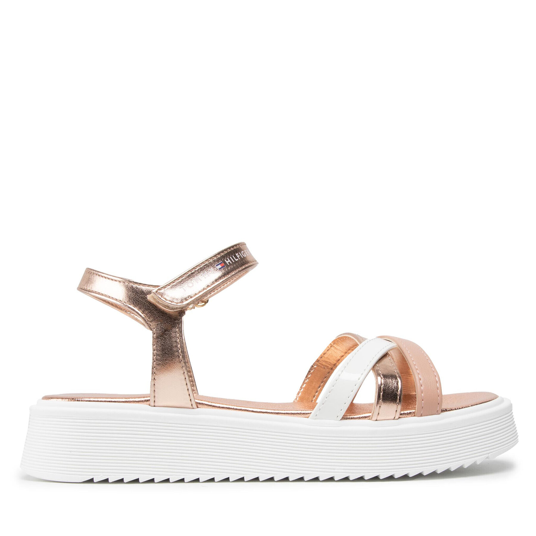 Tommy Hilfiger Sandale Velcro Sandal T4A2-32183-1195 S Roz - Pled.ro