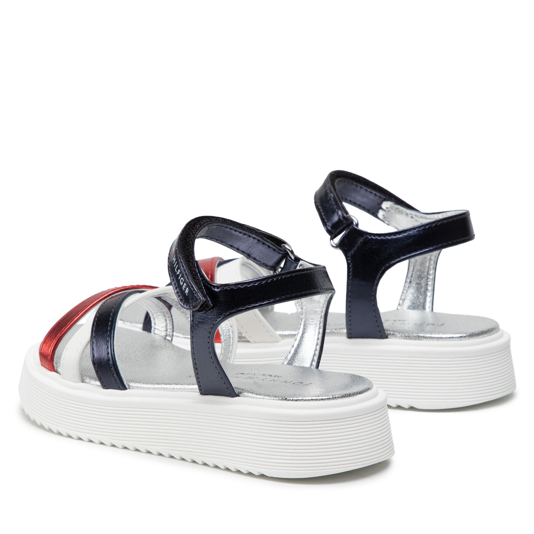 Tommy Hilfiger Sandale Velcro Sandal T4A2-32184-0371 M Colorat - Pled.ro