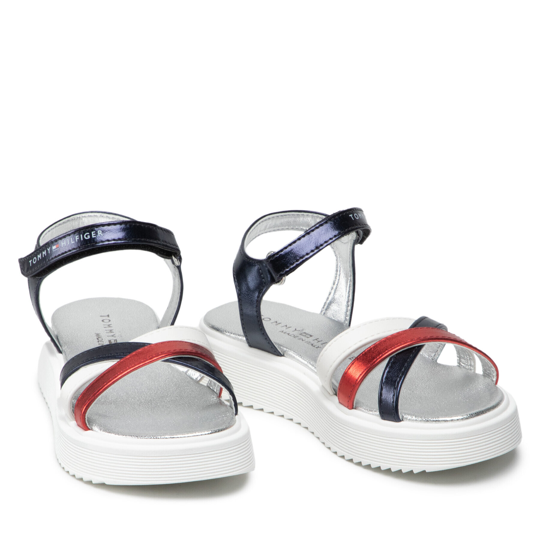 Tommy Hilfiger Sandale Velcro Sandal T4A2-32184-0371 M Colorat - Pled.ro