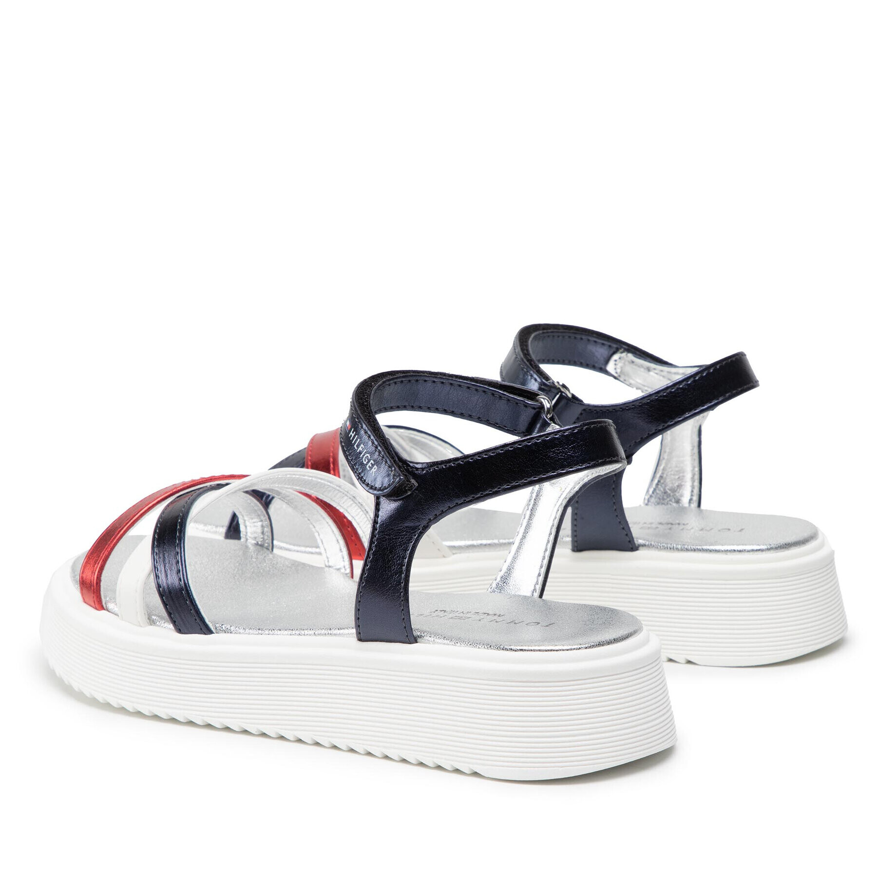 Tommy Hilfiger Sandale Velcro Sandal T4A2-32184-0371 S Bleumarin - Pled.ro