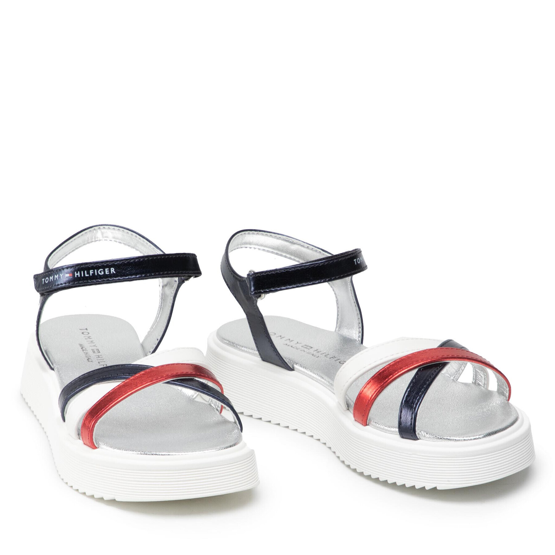 Tommy Hilfiger Sandale Velcro Sandal T4A2-32184-0371 S Bleumarin - Pled.ro