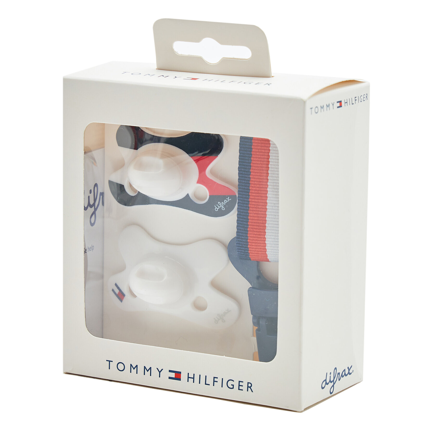 Tommy Hilfiger Set 2 suzete KN0KN01602 Alb - Pled.ro