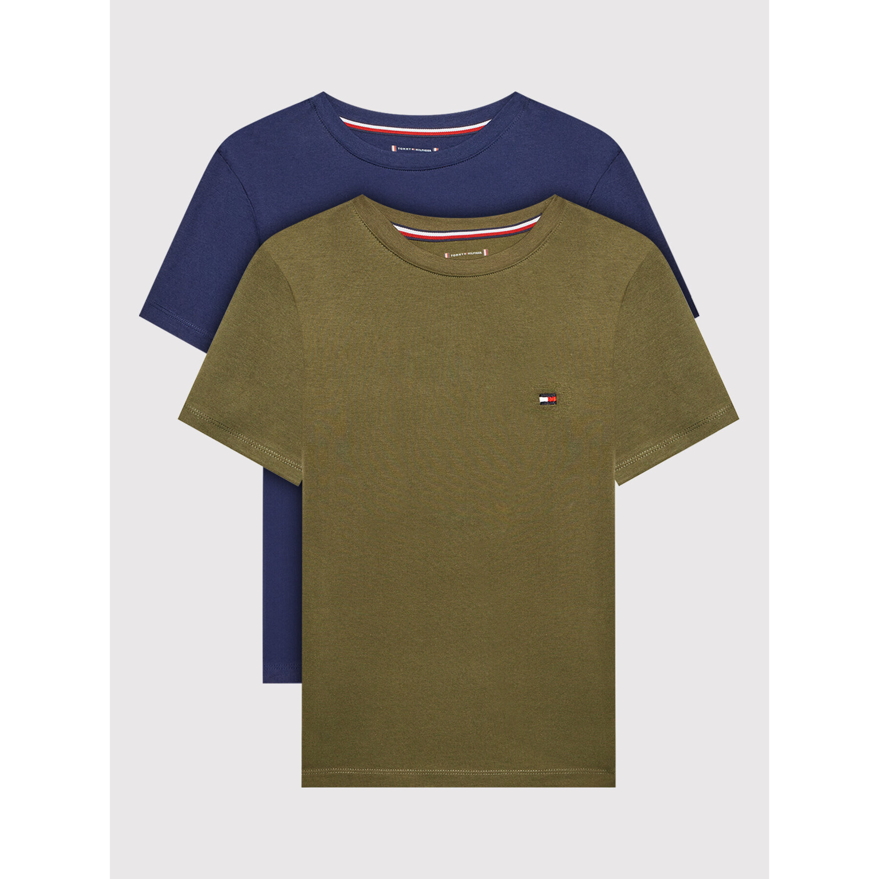 Tommy Hilfiger Set 2 tricouri Cn Tee UB0UB00310 Colorat Regular Fit - Pled.ro