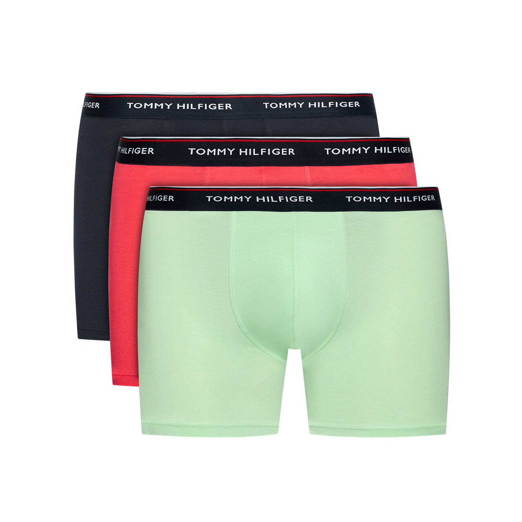 Tommy Hilfiger Set 3 perechi de boxeri 3P Boxer Brief UM0UM00010 Colorat - Pled.ro