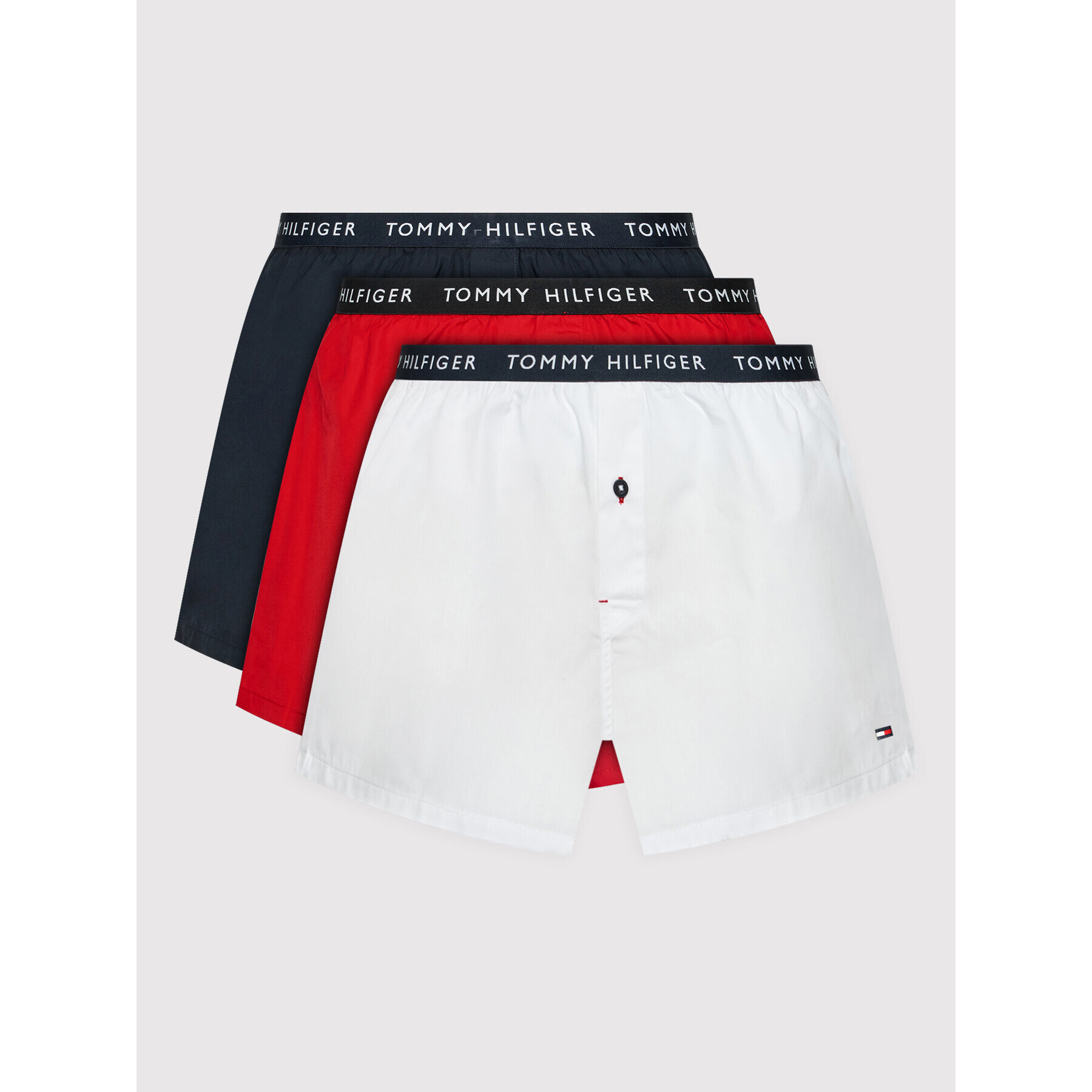 Tommy Hilfiger Set 3 perechi de boxeri 3p UM0UM02327 Colorat - Pled.ro