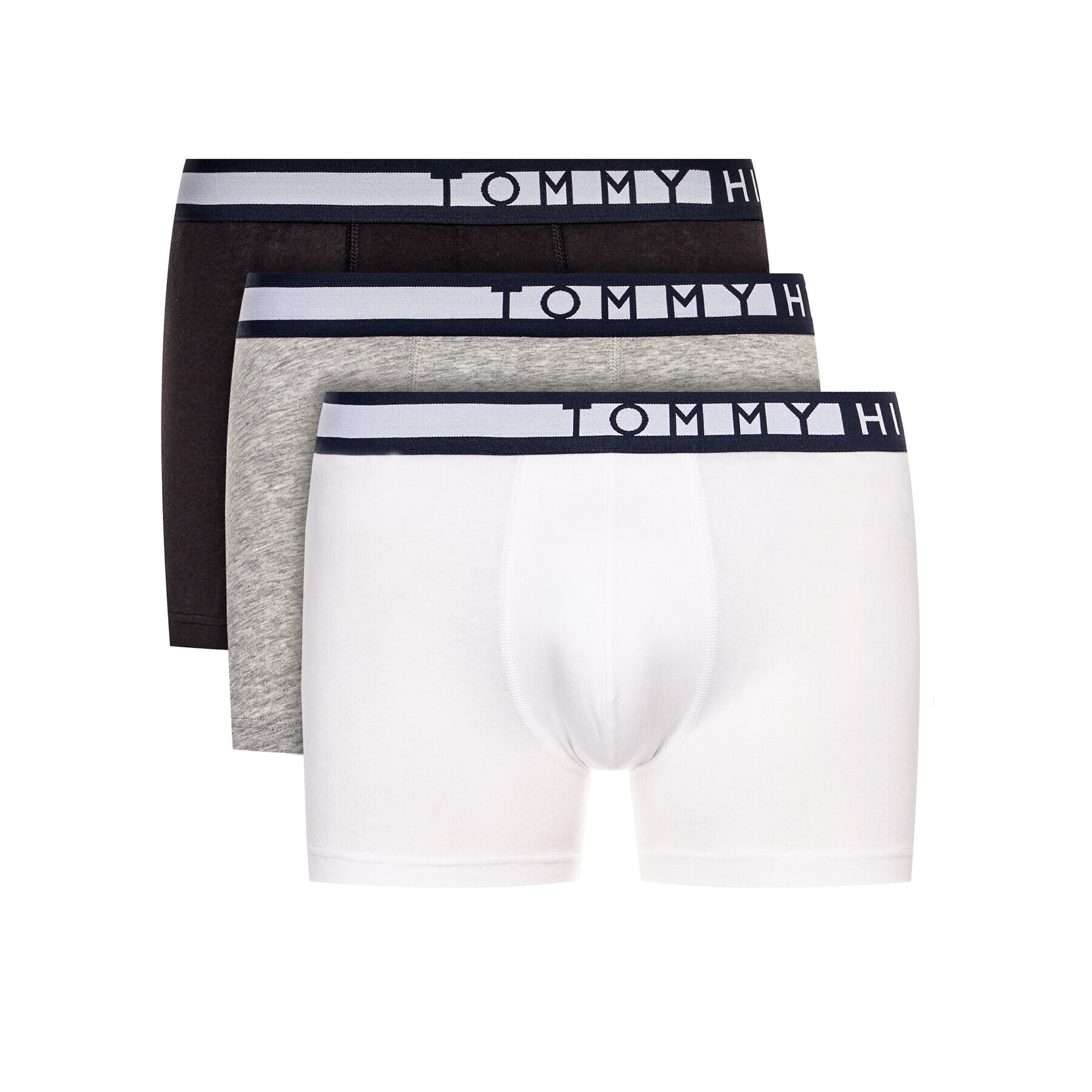 Tommy Hilfiger Set 3 perechi de boxeri UM0UM01234 Alb - Pled.ro