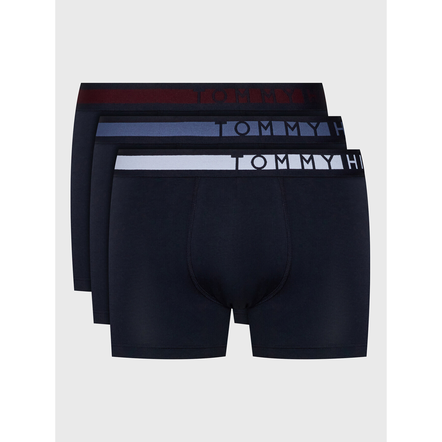 Tommy Hilfiger Set 3 perechi de boxeri UM0UM01234 Bleumarin - Pled.ro