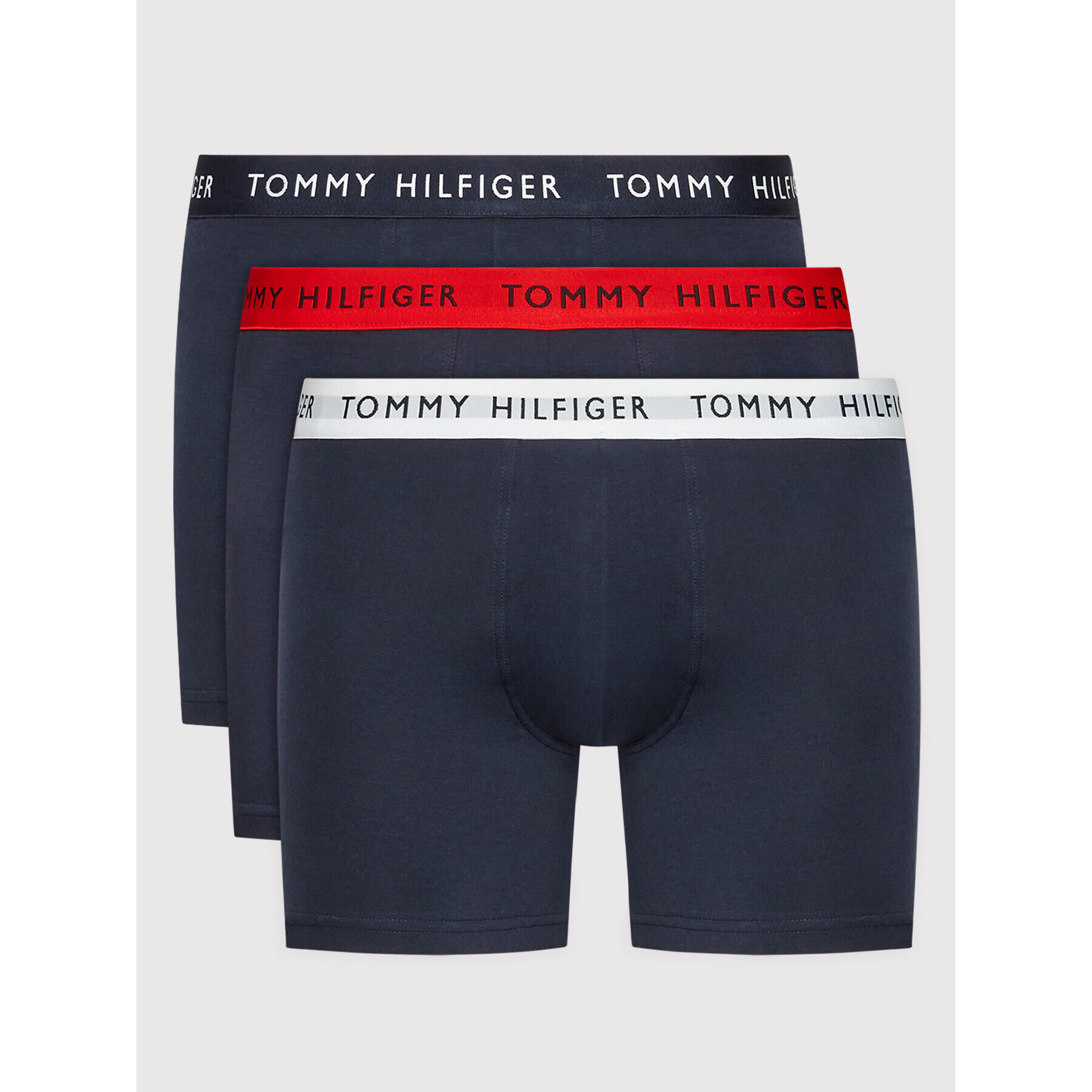 Tommy Hilfiger Set 3 perechi de boxeri UM0UM02326 Bleumarin - Pled.ro