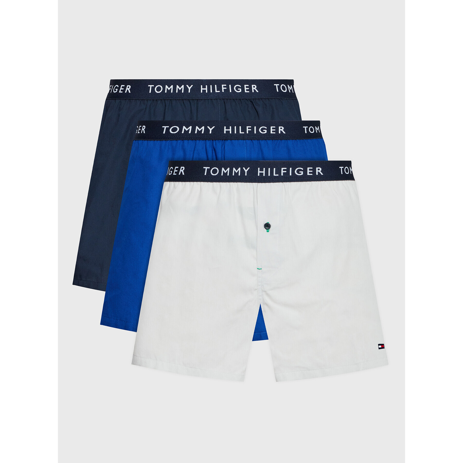 Tommy Hilfiger Set 3 perechi de boxeri UM0UM02327 Colorat - Pled.ro