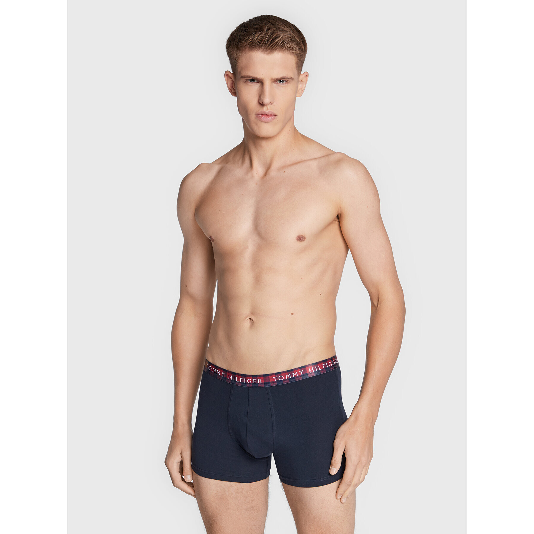 Tommy Hilfiger Set 3 perechi de boxeri UM0UM02702 Bleumarin - Pled.ro