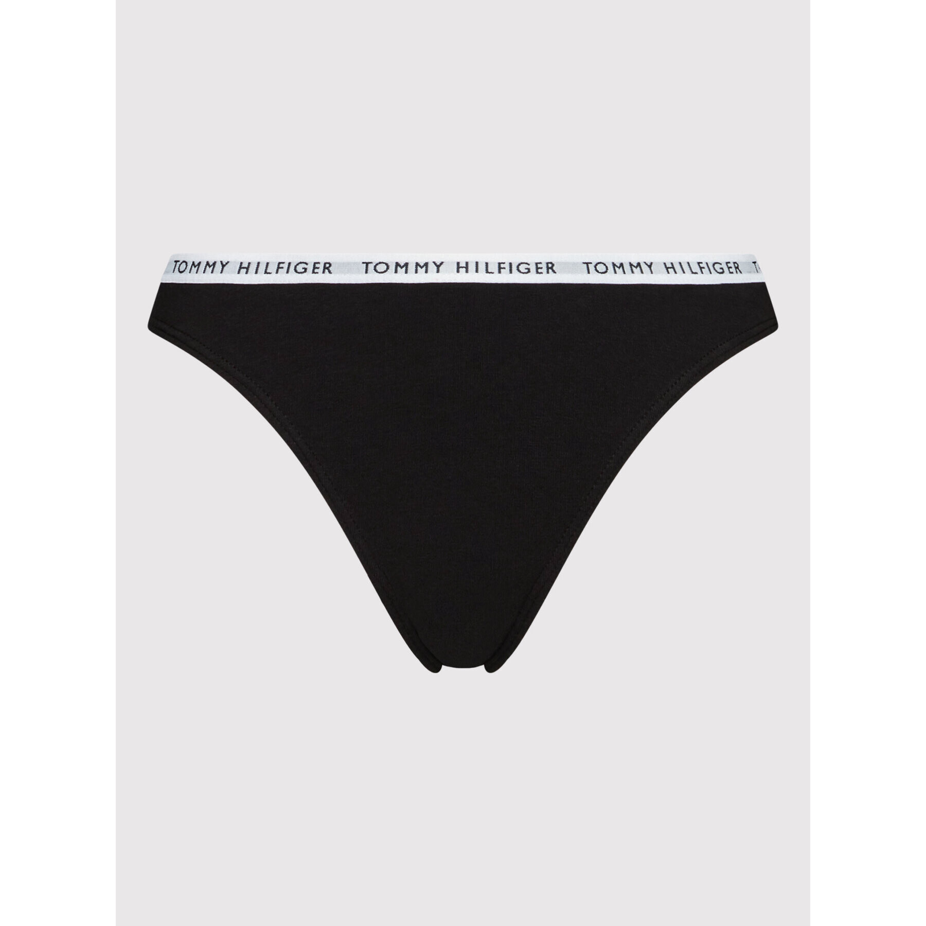 Tommy Hilfiger Set 3 perechi de chiloți de damă clasici UW0UW02828 Negru - Pled.ro