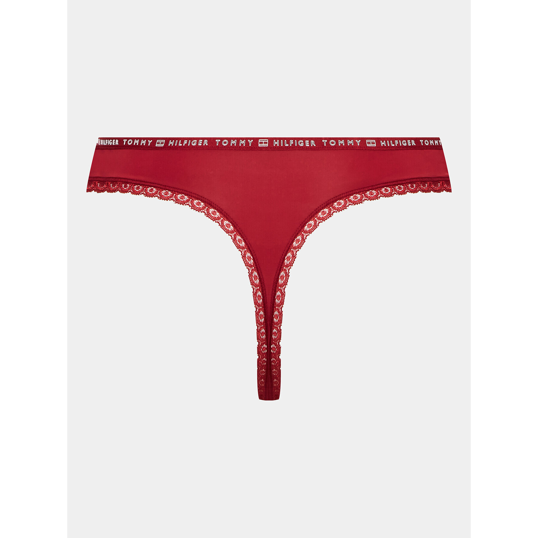 Tommy Hilfiger Set 3 perechi de chiloți tanga UW0UW02824 Colorat - Pled.ro