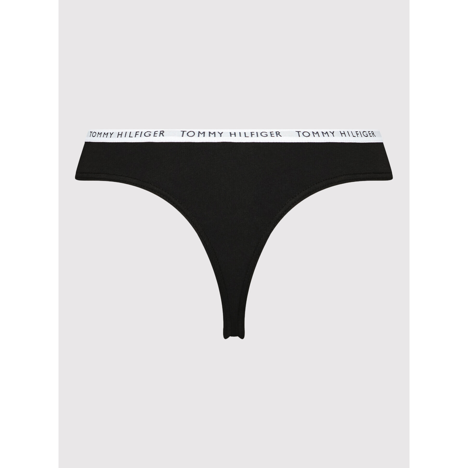 Tommy Hilfiger Set 3 perechi de chiloți tanga UW0UW02829 Negru - Pled.ro