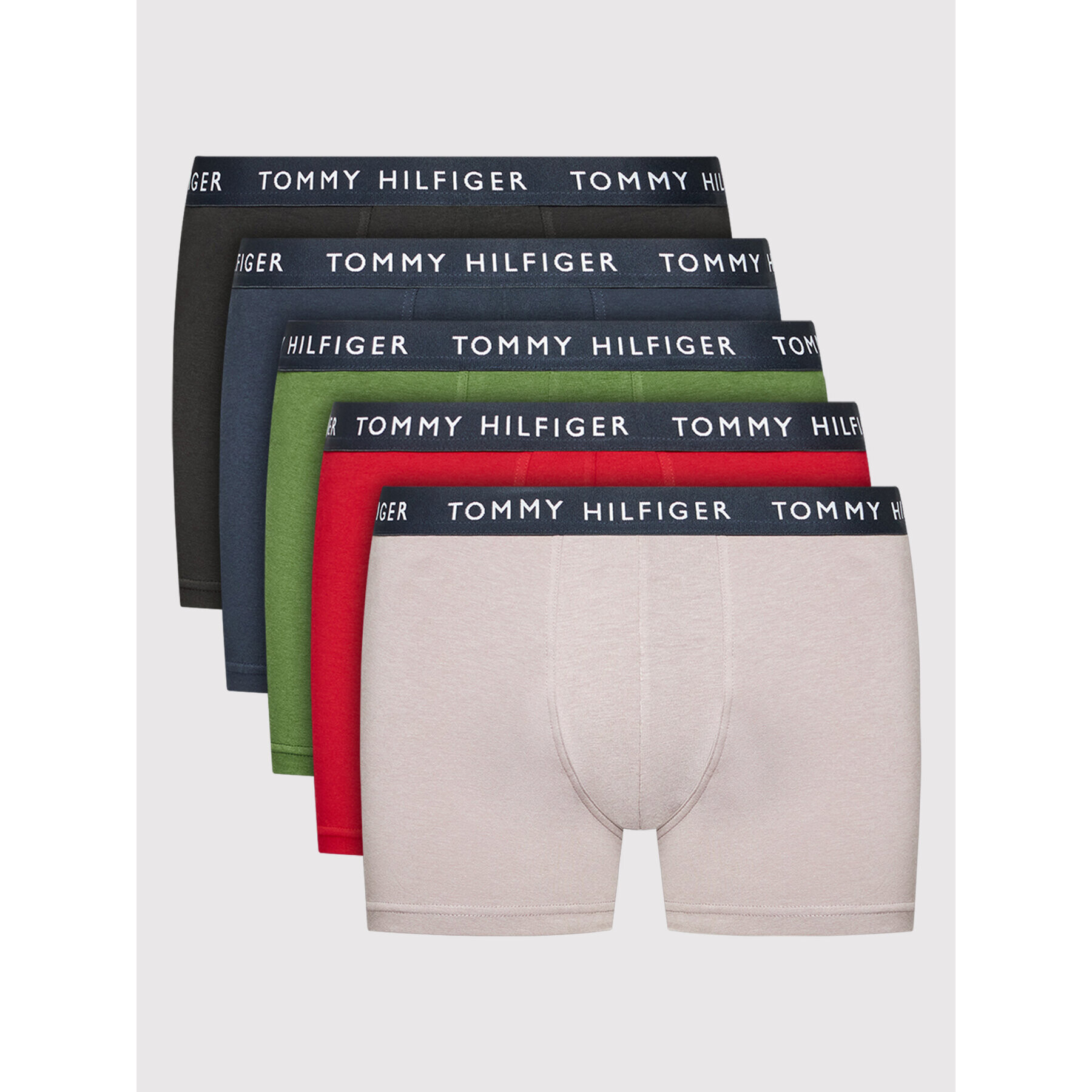 Tommy Hilfiger Set 5 perechi boxeri UM0UM02418 Colorat - Pled.ro