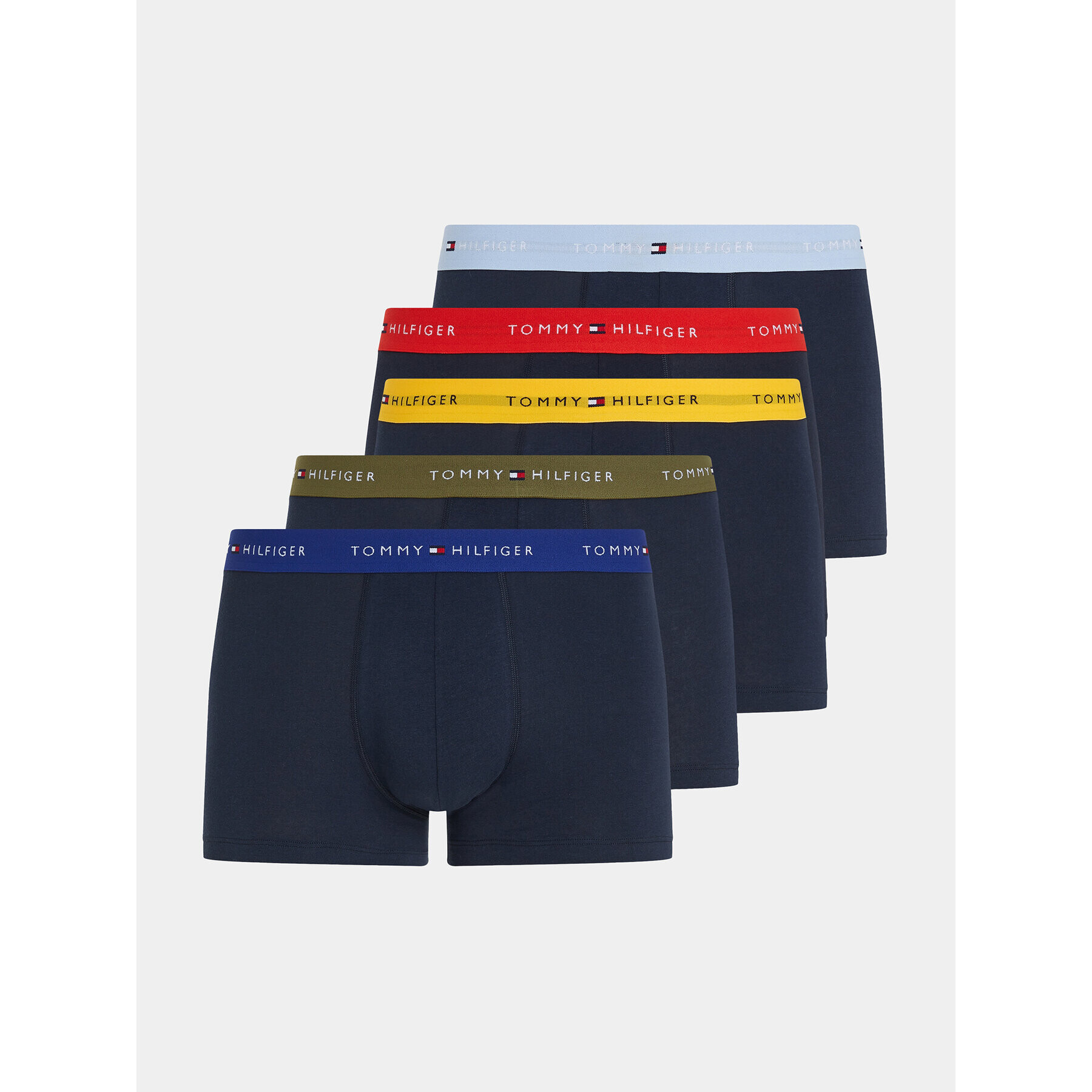 Tommy Hilfiger Set 5 perechi boxeri UM0UM03061 Bleumarin - Pled.ro