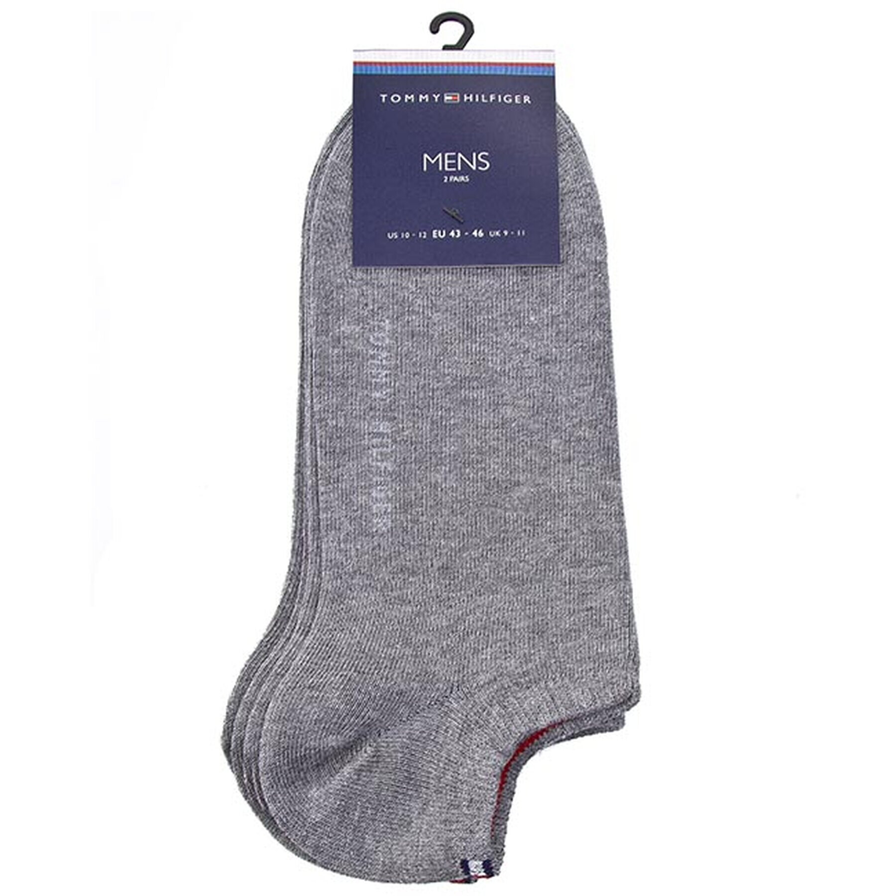 Tommy Hilfiger Set de 2 perechi de șosete medii pentru bărbați 342023001 Gri - Pled.ro