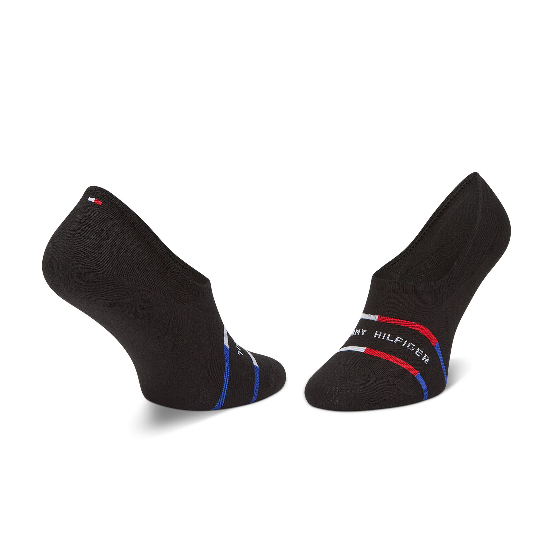 Tommy Hilfiger Set de 2 perechi de șosete scurte pentru bărbați 100002213 Negru - Pled.ro