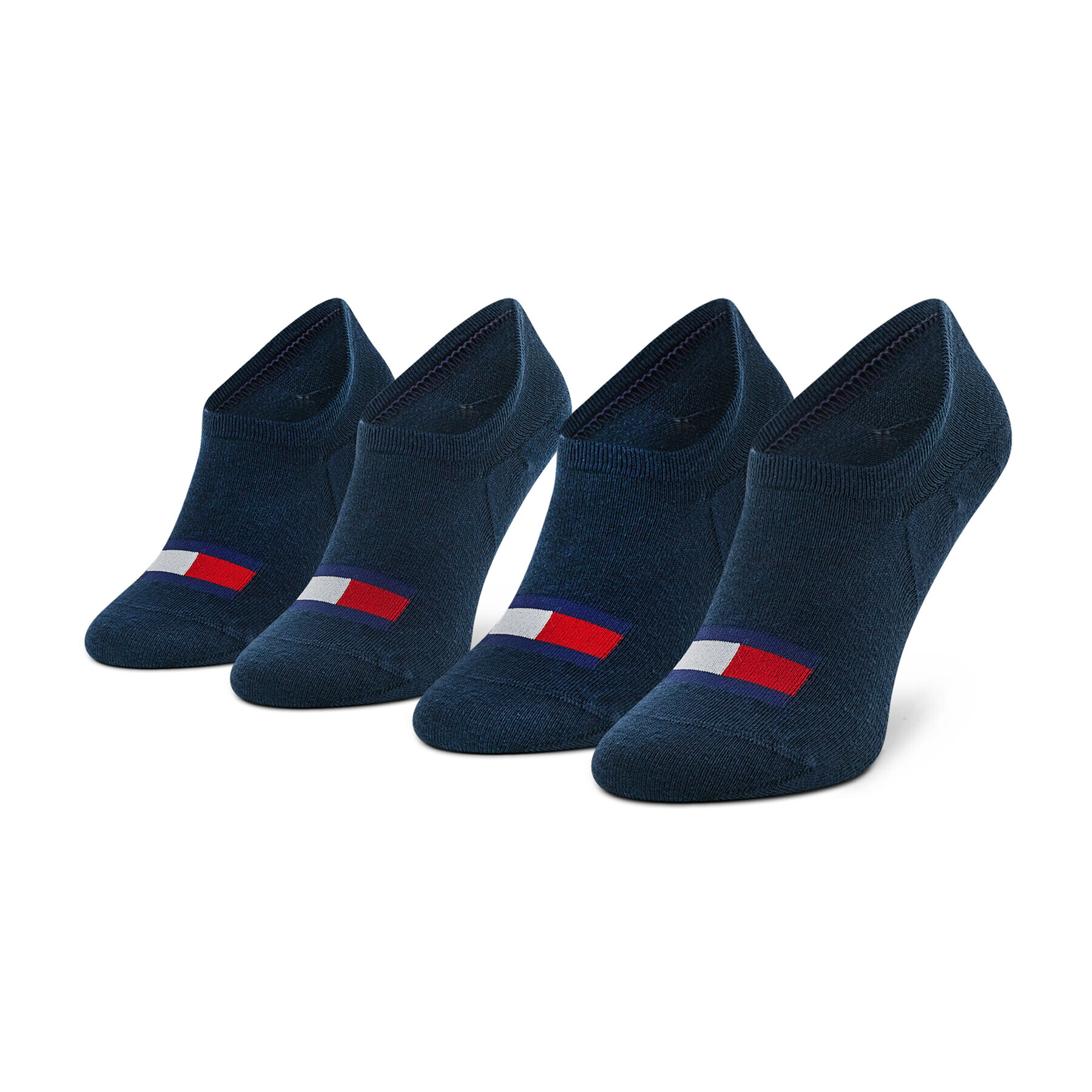 Tommy Hilfiger Set de 2 perechi de șosete scurte pentru bărbați 701219137 Bleumarin - Pled.ro