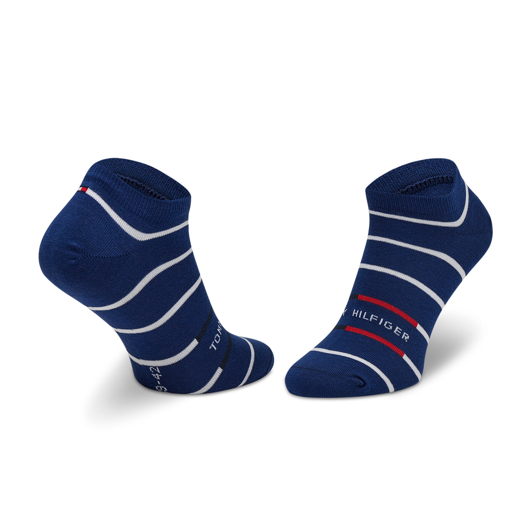 Tommy Hilfiger Set de 2 perechi de șosete medii pentru bărbați 100002211 Bleumarin - Pled.ro