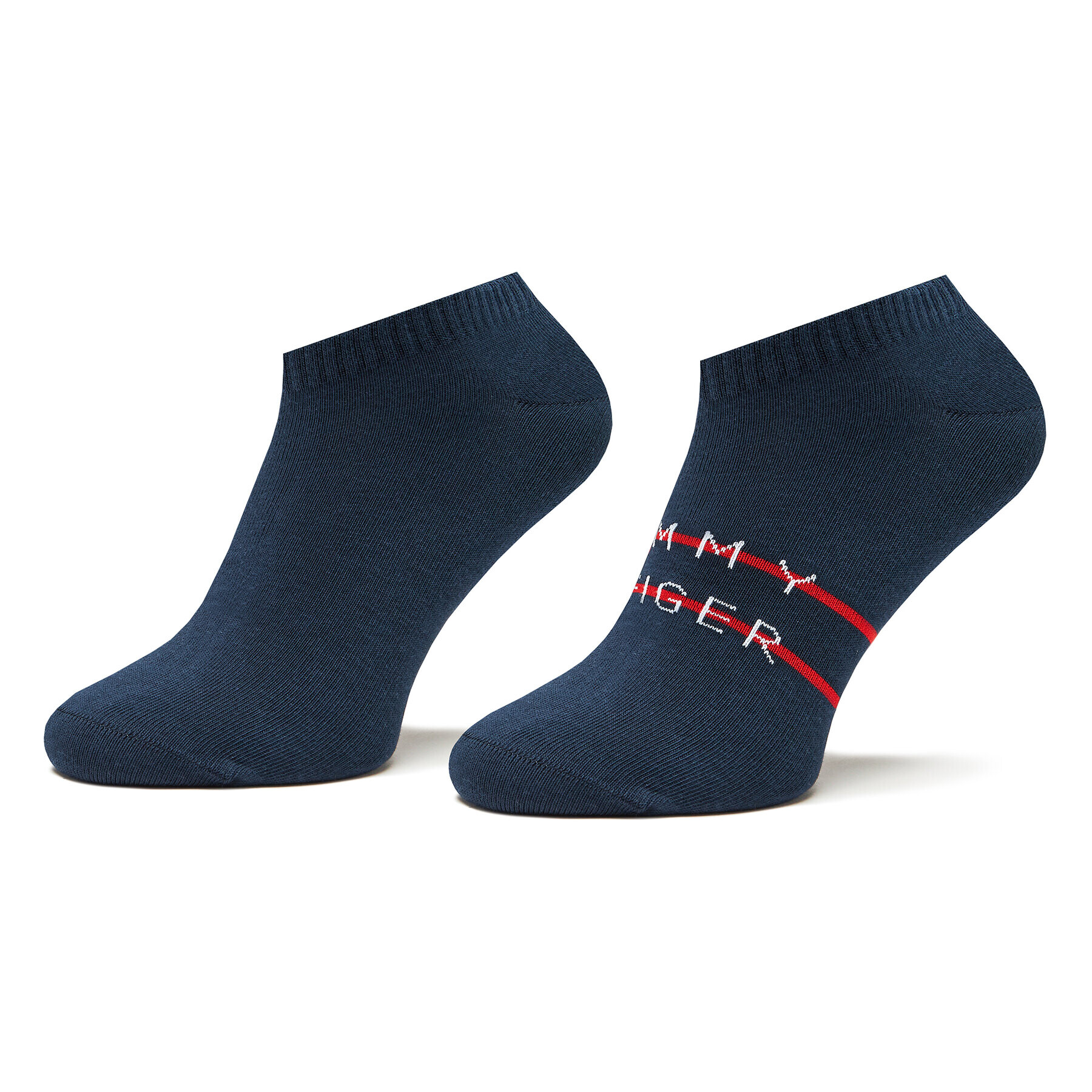 Tommy Hilfiger Set de 2 perechi de șosete medii pentru bărbați 701222188 Bleumarin - Pled.ro