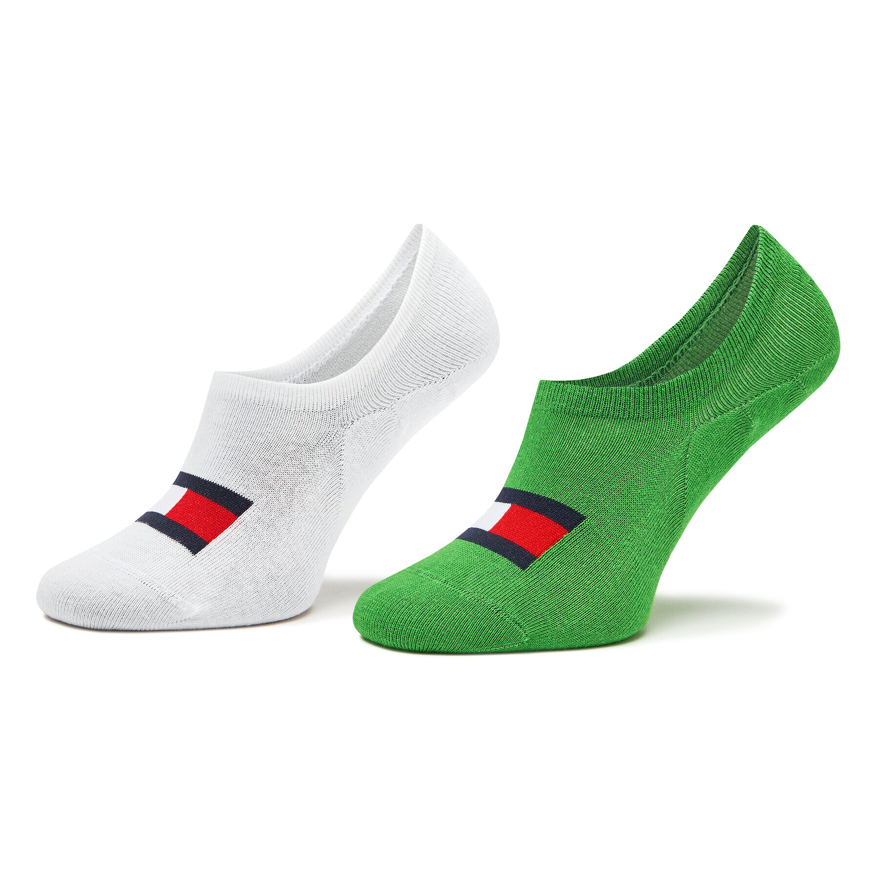 Tommy Hilfiger Set de 2 perechi de șosete scurte pentru bărbați 701223928 Verde - Pled.ro