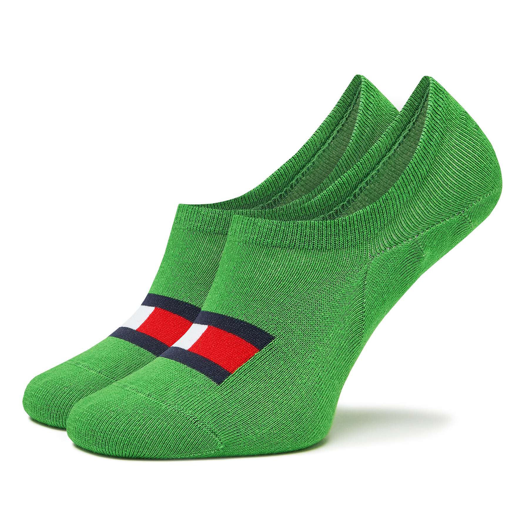 Tommy Hilfiger Set de 2 perechi de șosete scurte pentru bărbați 701223928 Verde - Pled.ro