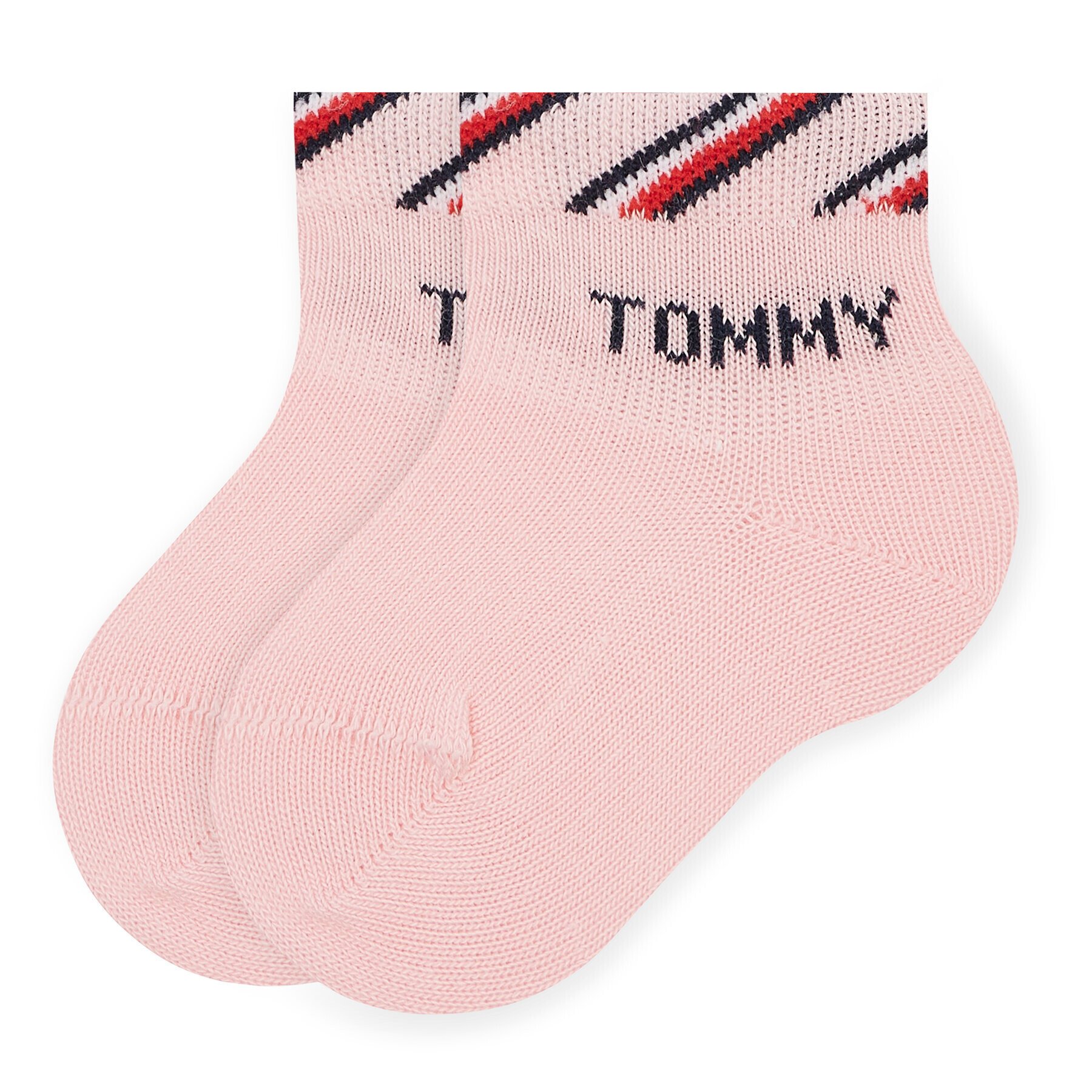 Tommy Hilfiger Set de 3 perechi de șosete lungi pentru copii 701220277 Roz - Pled.ro