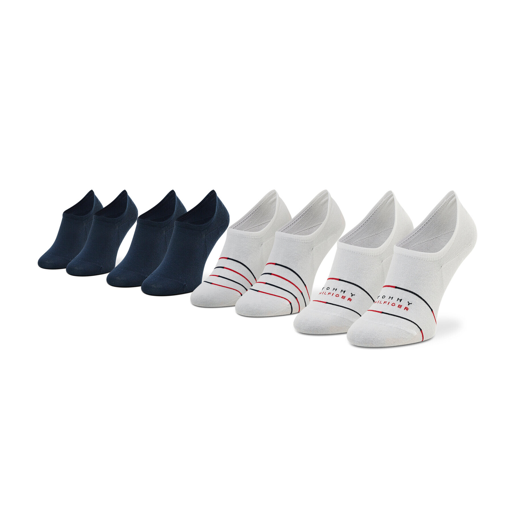 Tommy Hilfiger Set de 4 perechi de șosete medii pentru bărbați 701218307 Colorat - Pled.ro