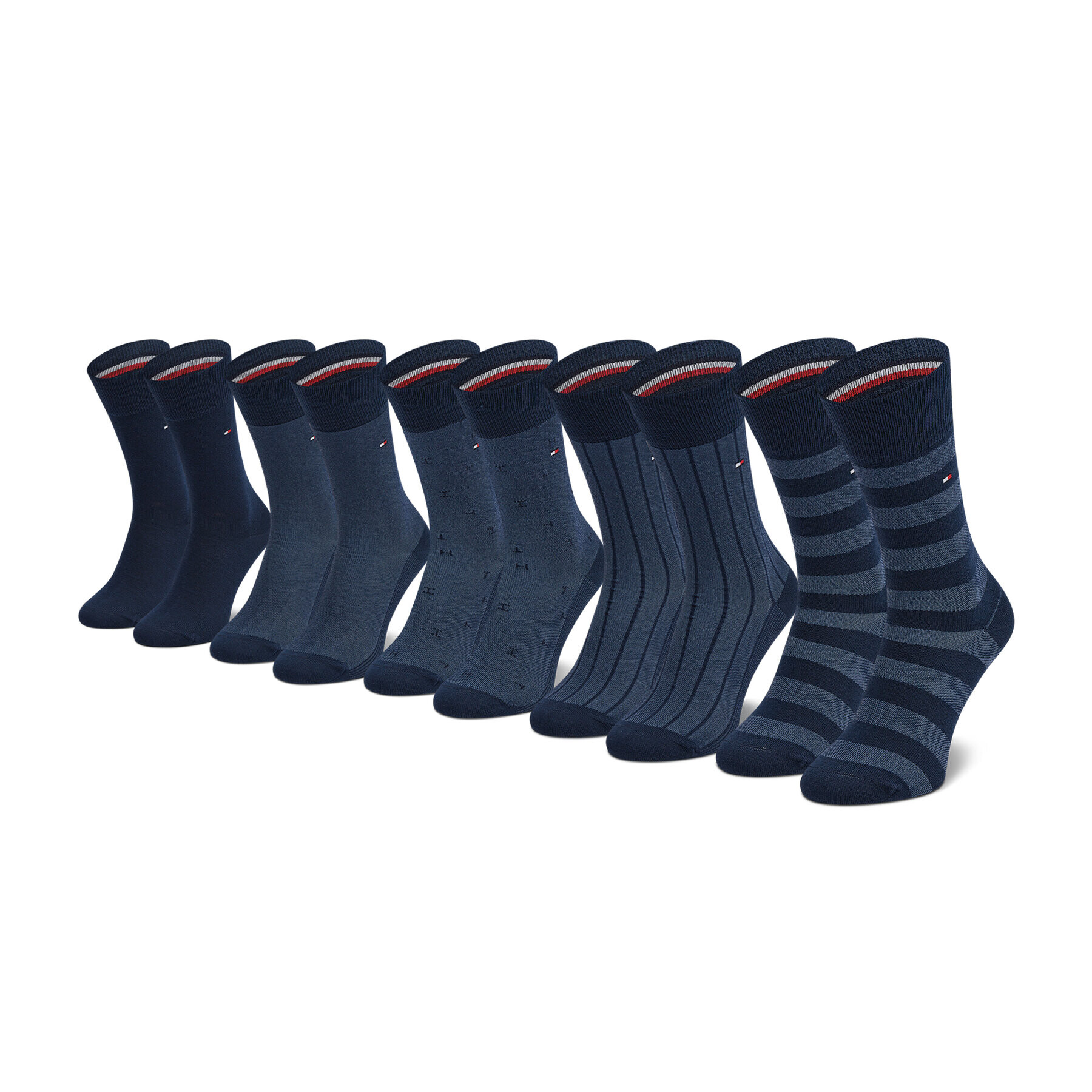 Tommy Hilfiger Set de 5 perechi de șosete lungi pentru bărbați 701210549 Bleumarin - Pled.ro