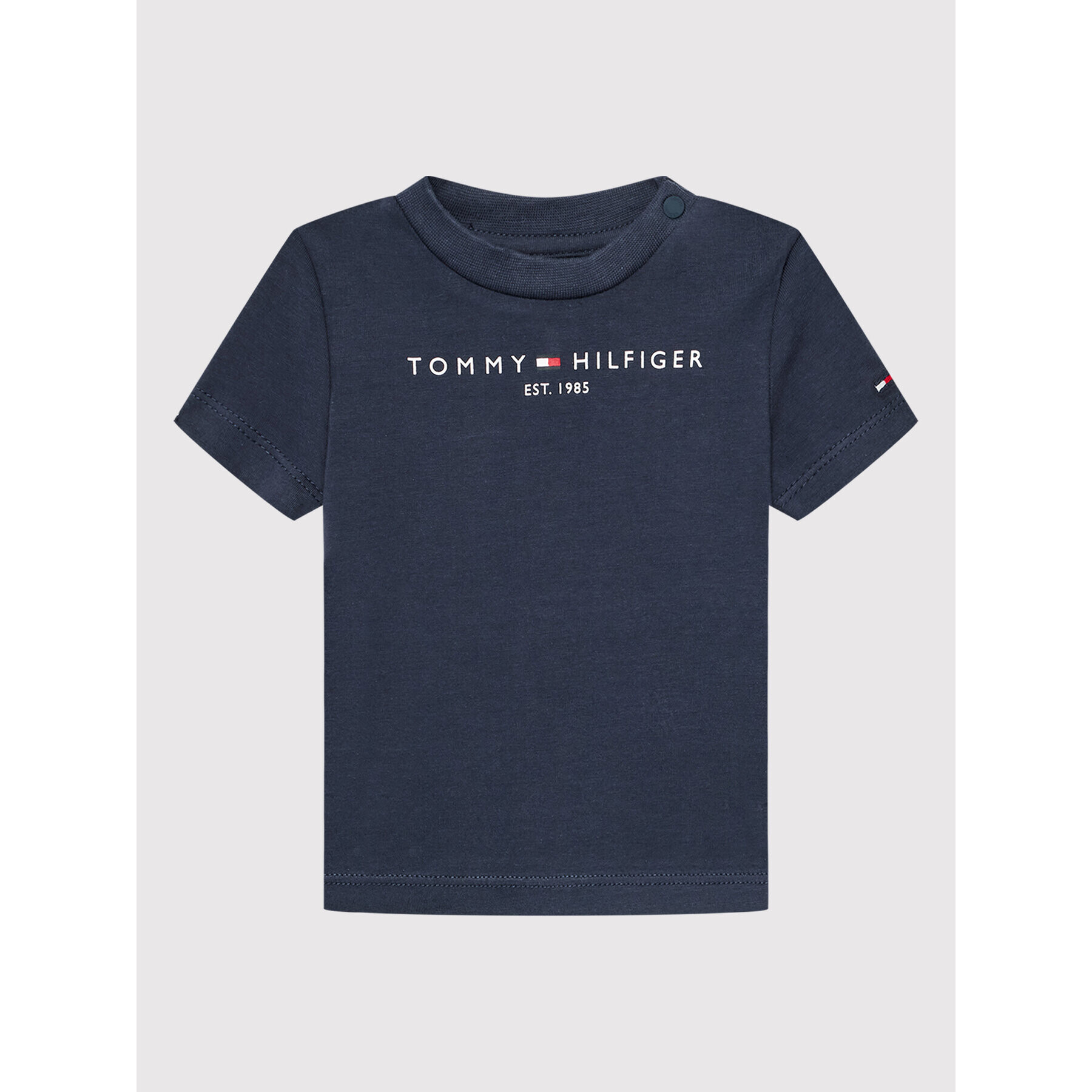 Tommy Hilfiger Set tricou și pantaloni scurți sport Baby Essential KN0KN01488 Bleumarin Regular Fit - Pled.ro